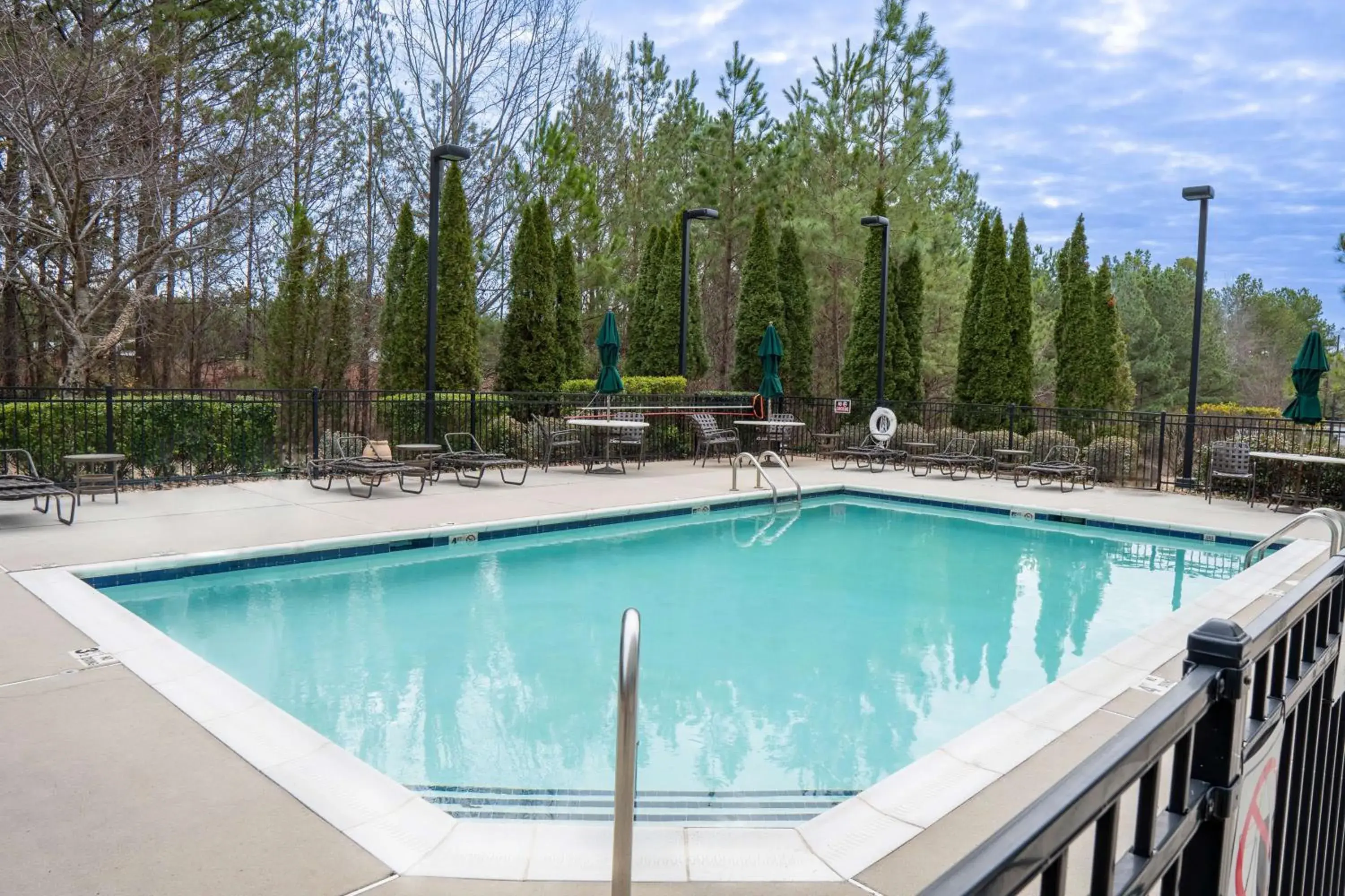 Pool view in Hampton Inn Covington Pool view in Hampton Inn Covington