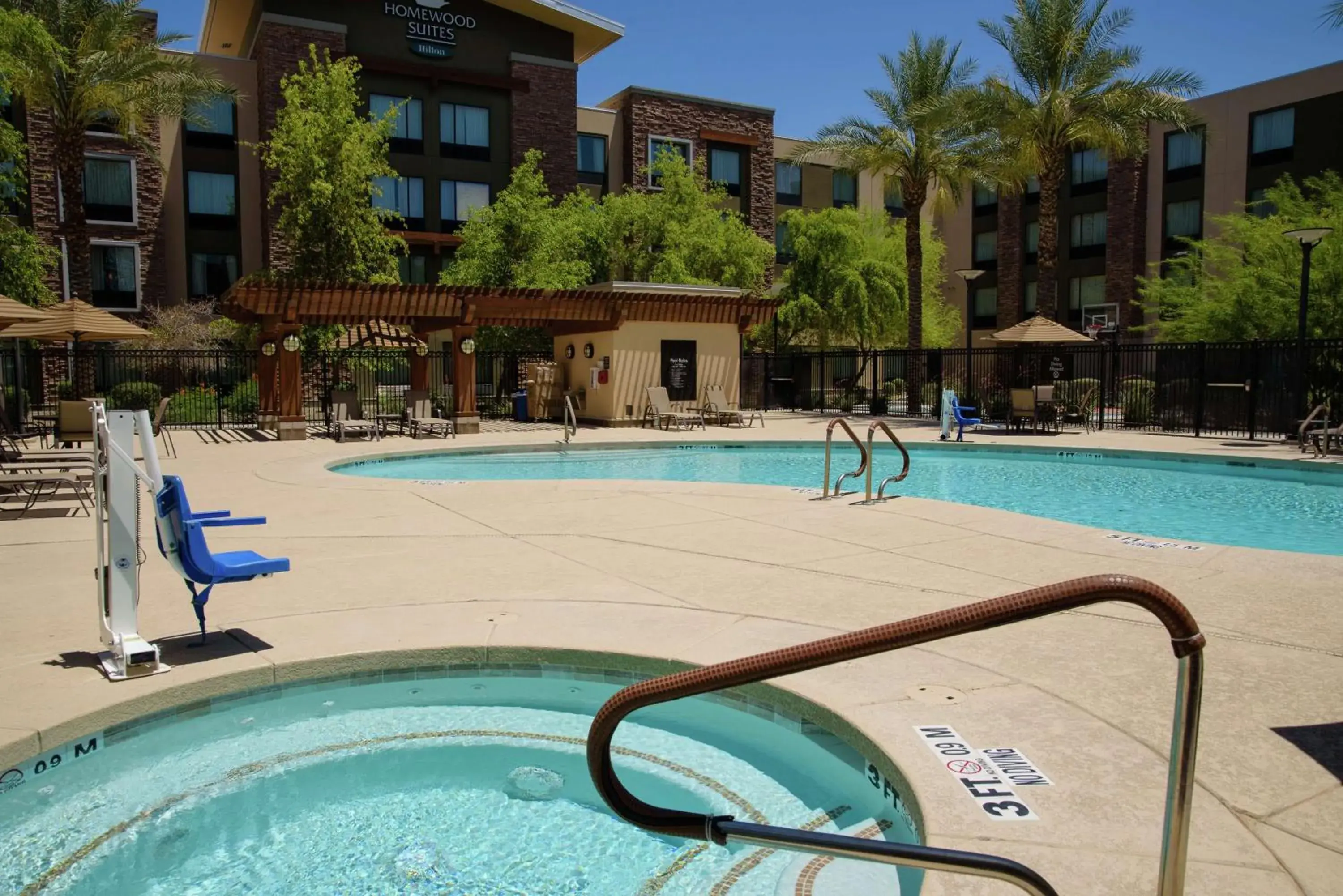Pool view in Homewood Suites by Hilton Phoenix Chandler Fashion Center Pool view in Homewood Suites by Hilton Phoenix Chandler Fashion Center