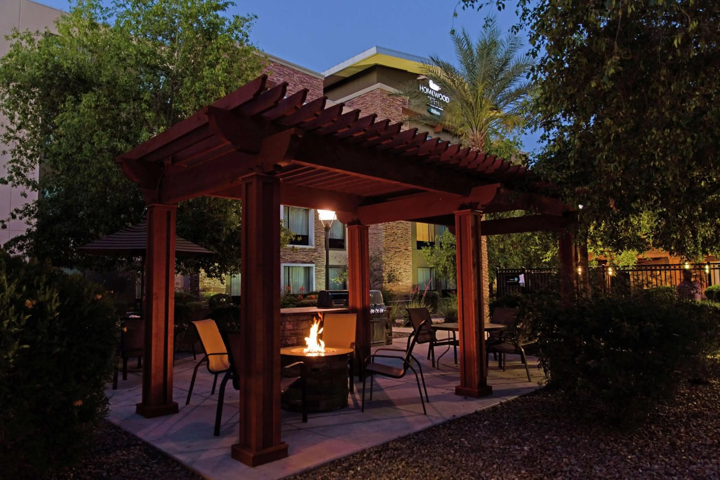 Patio in Homewood Suites by Hilton Phoenix Chandler Fashion Center