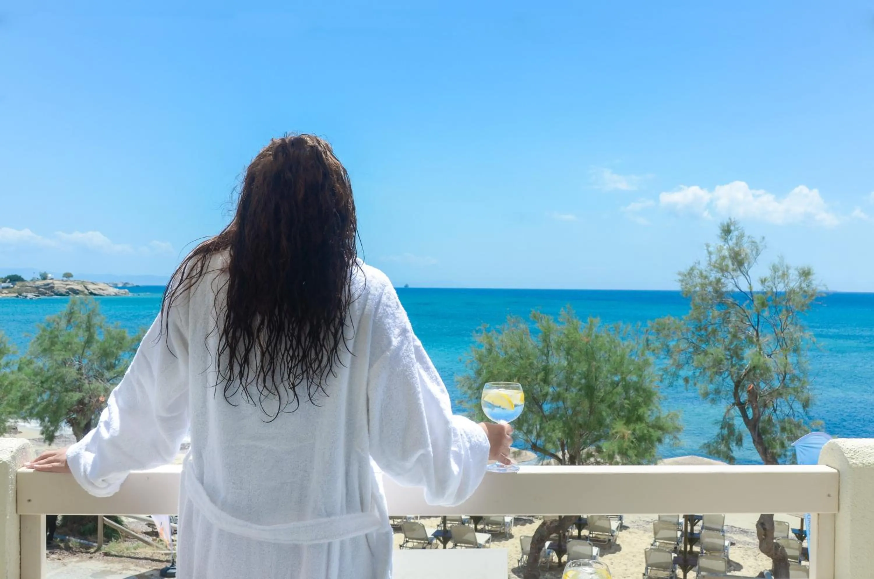 Sea view in Angel Suites