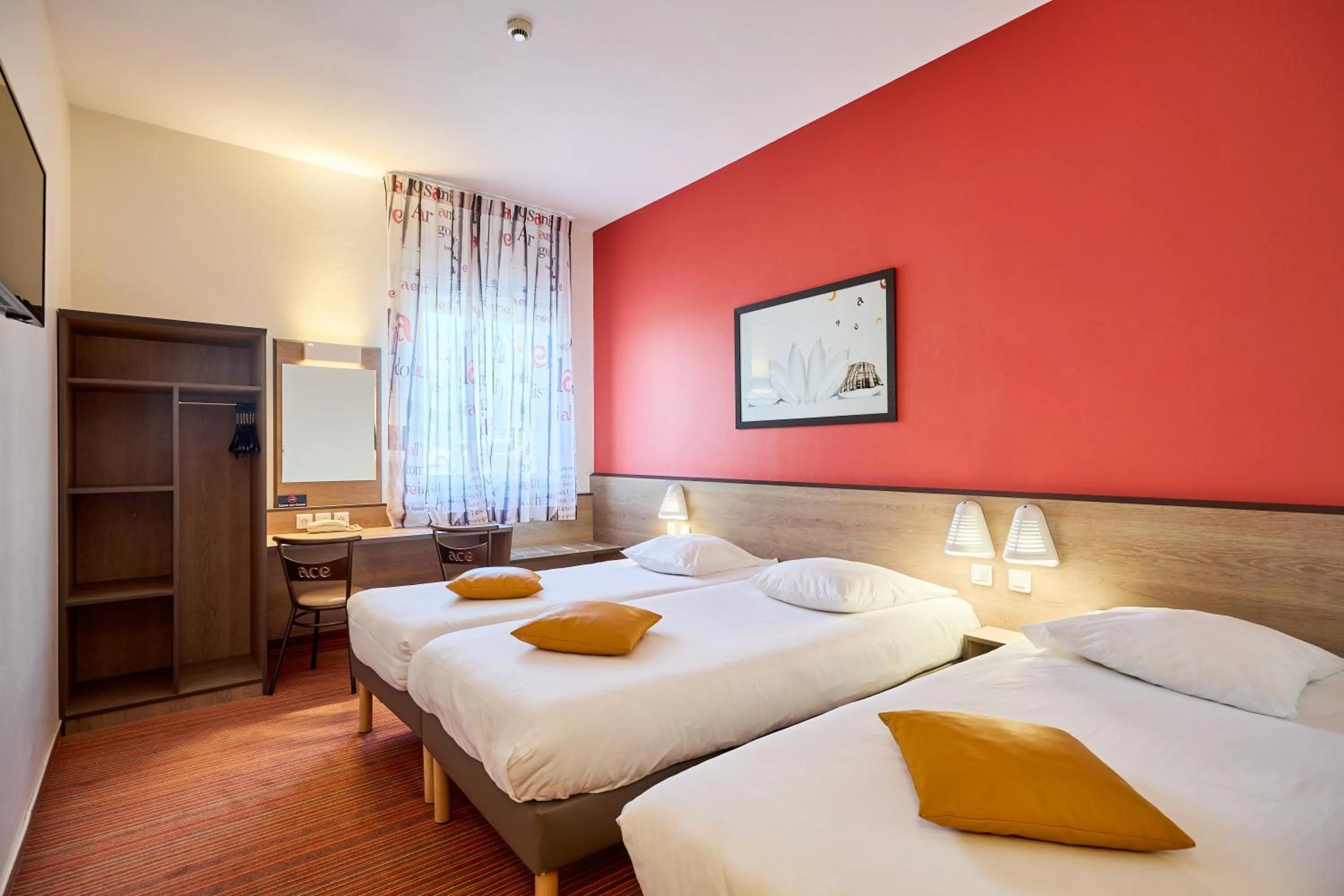 Bed in Ace Hôtel Caen Nord Mémorial