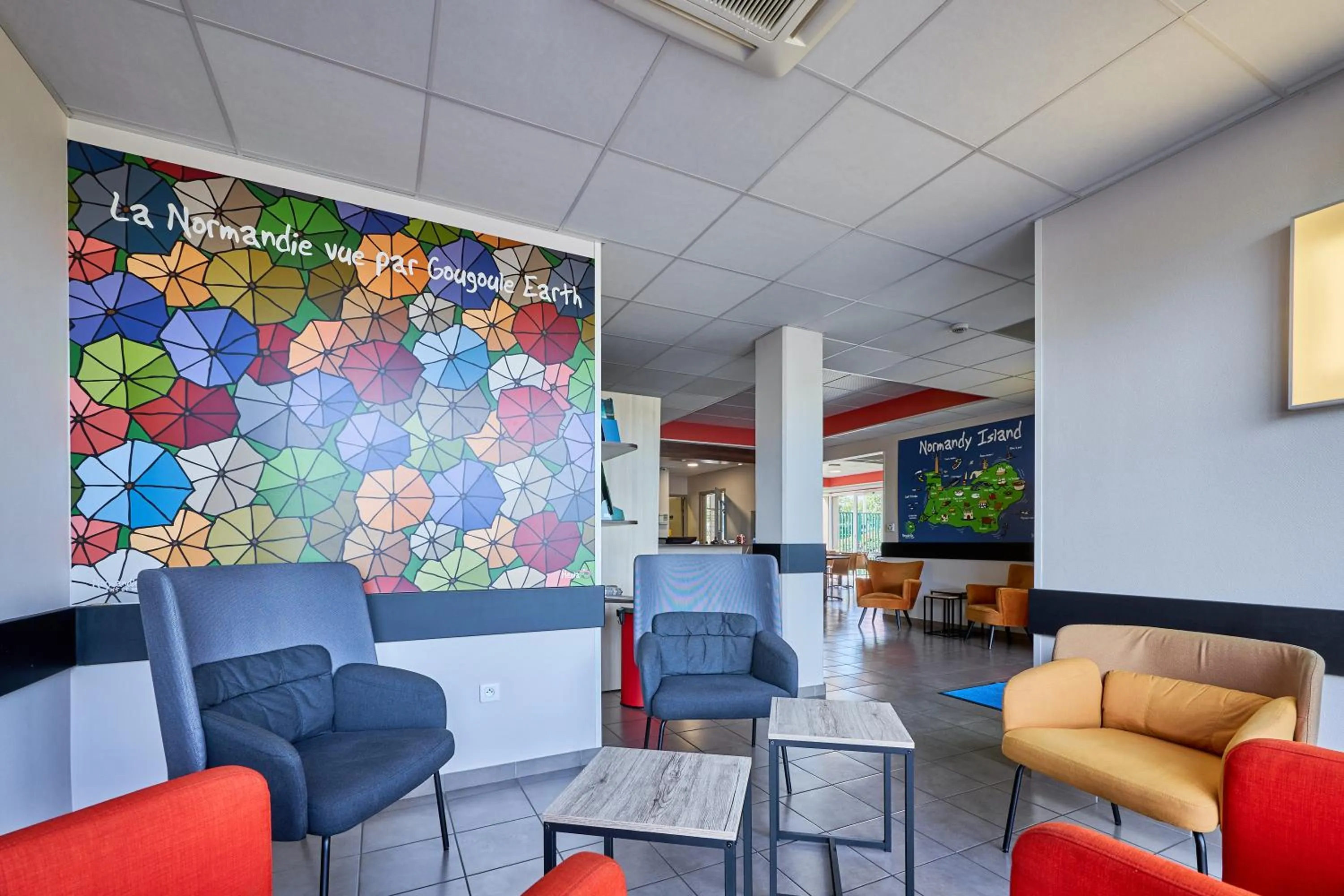 Living room in Ace Hôtel Caen Nord Mémorial