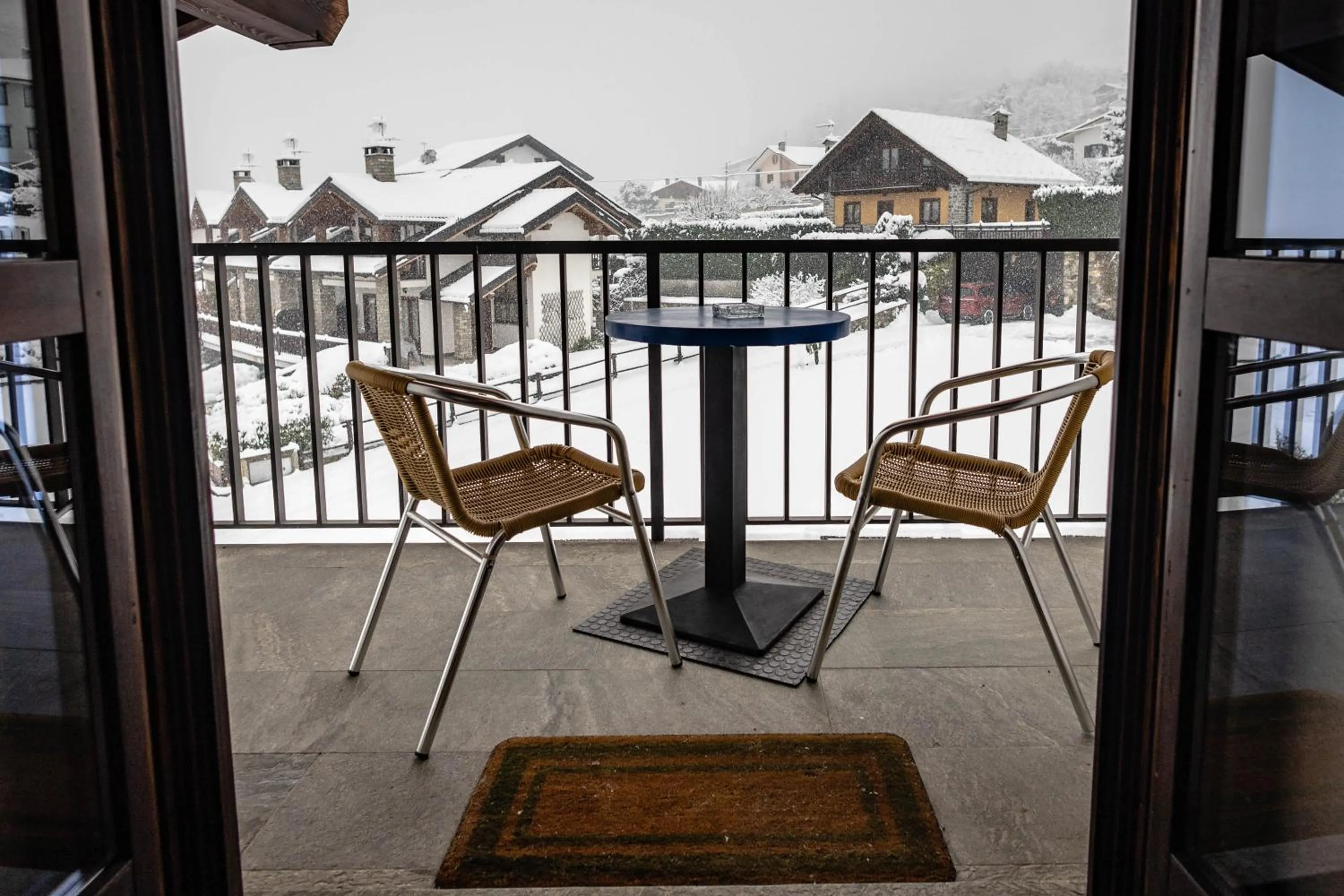Balcony/Terrace in Hotel & Restaurant Le Charaban