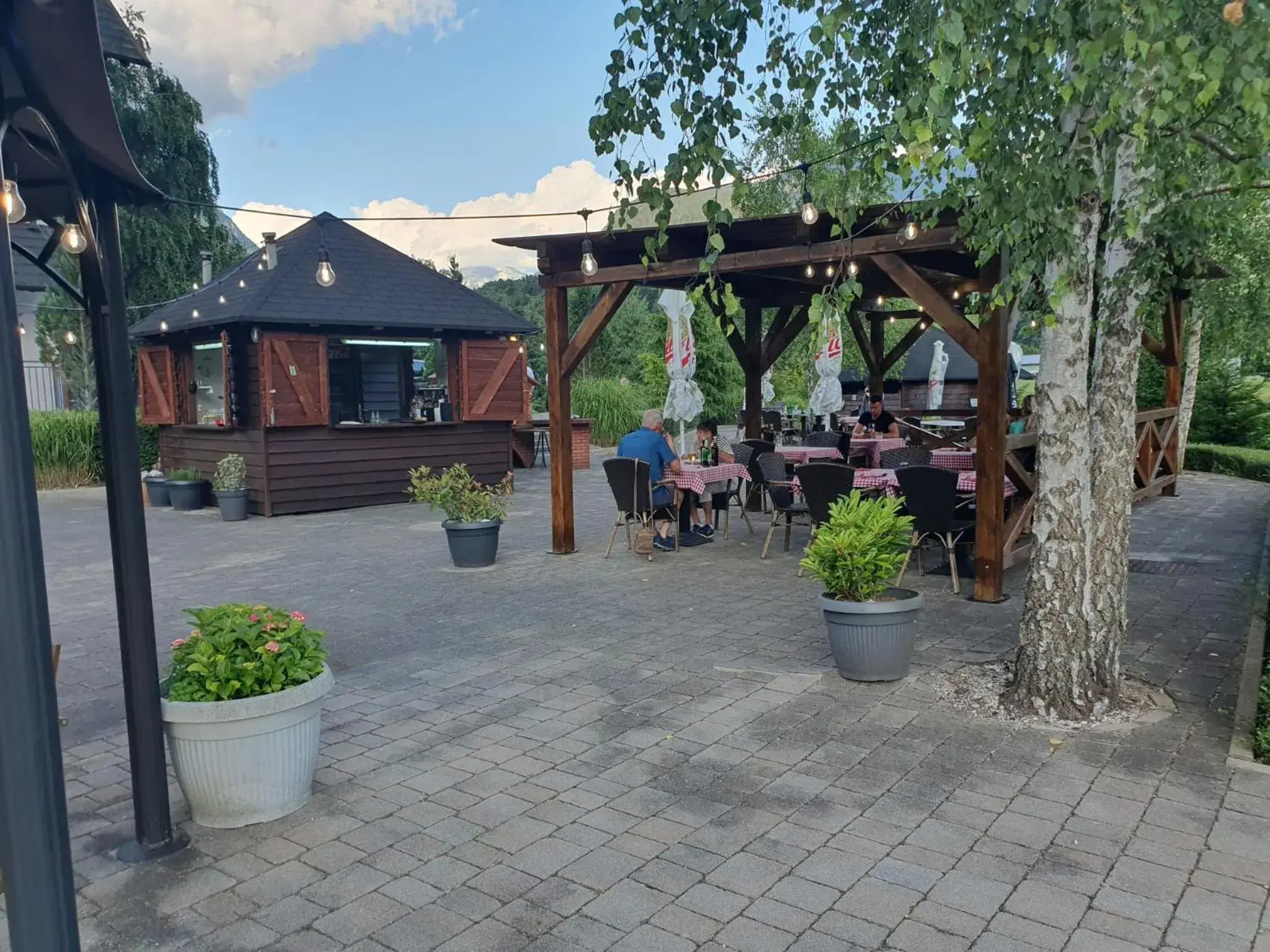 Property building in Hotel Mangart Property building in Hotel Mangart