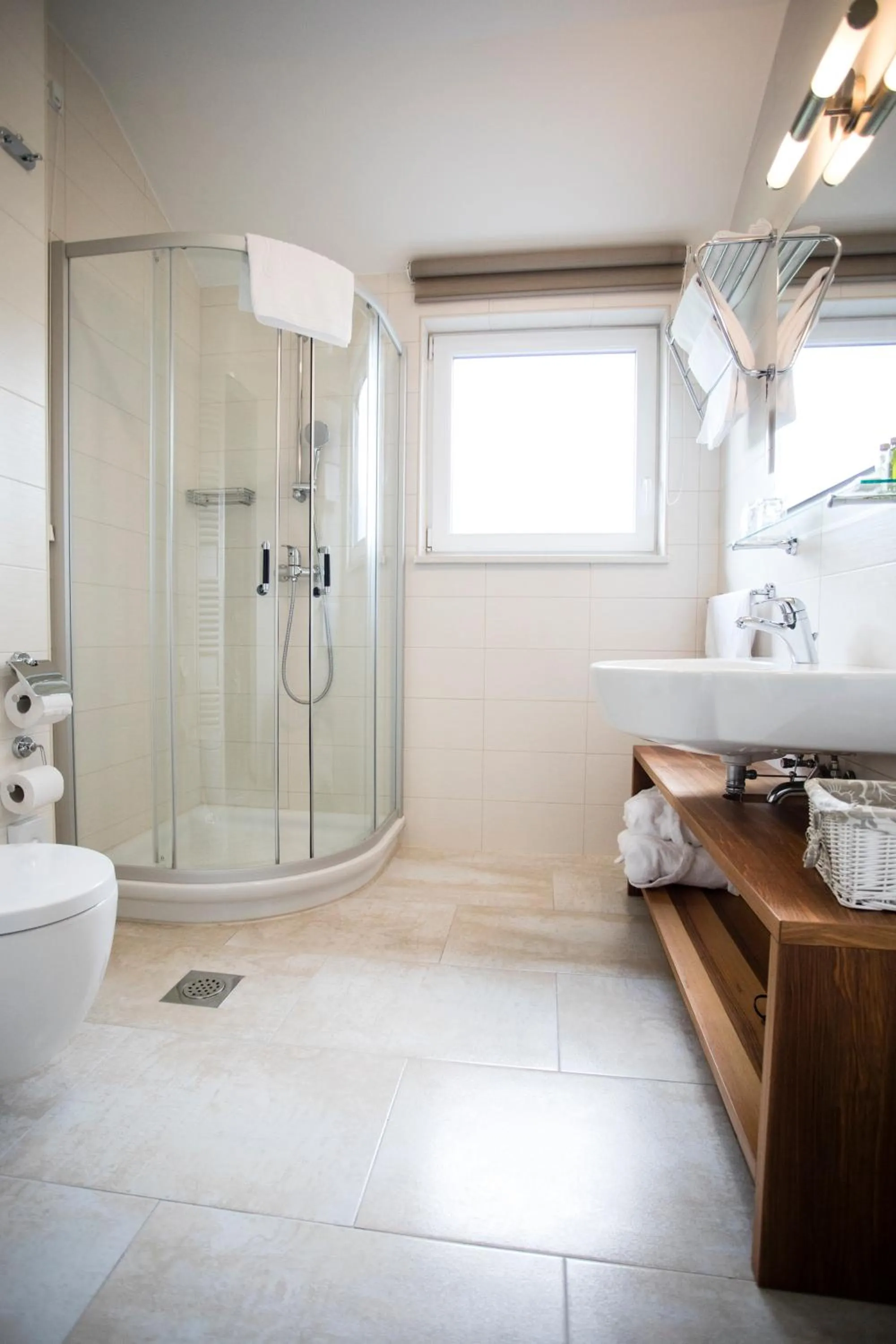 Bathroom in Hotel Mangart