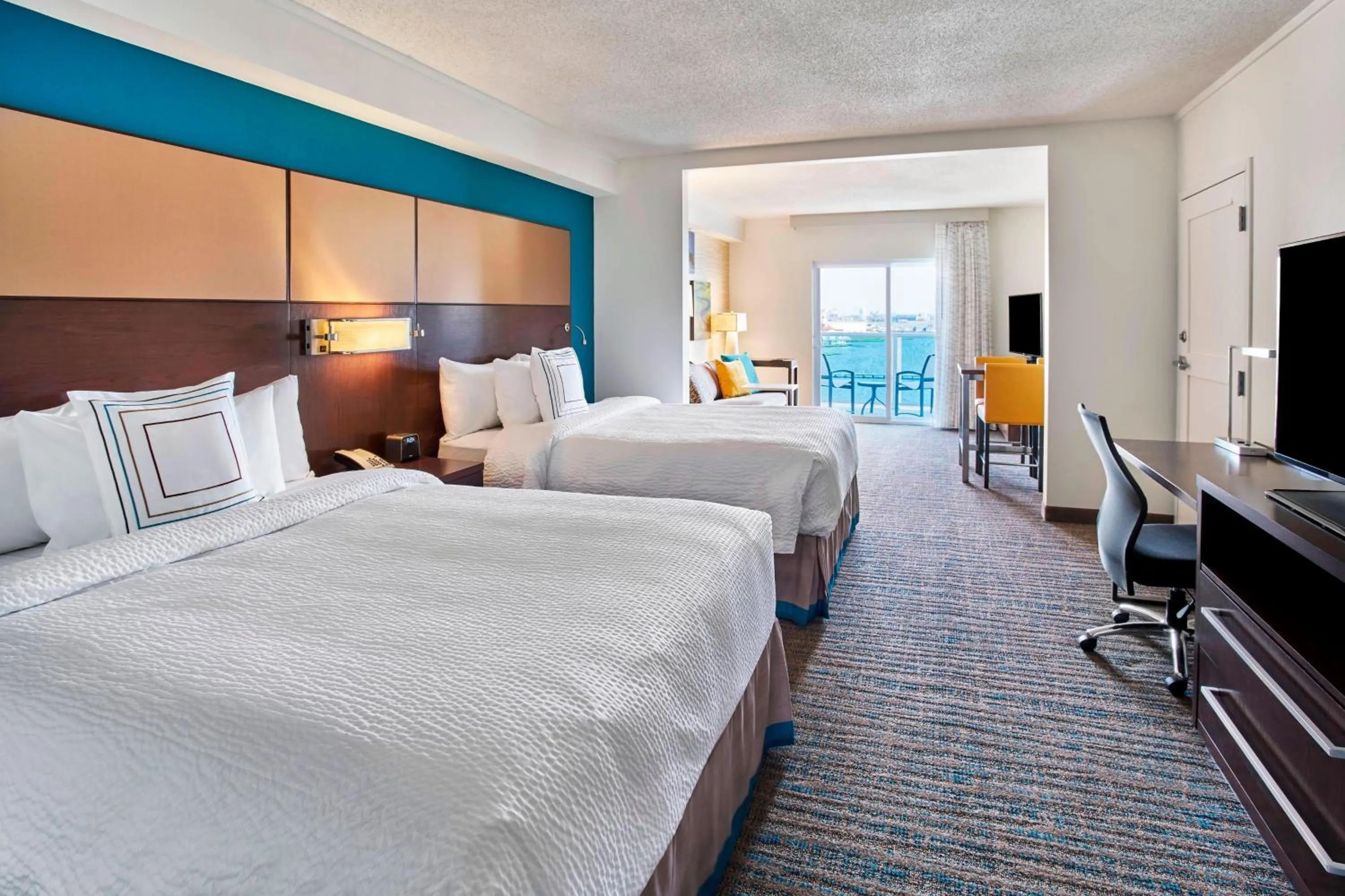 Bedroom, Bed in Residence Inn by Marriott Ocean City