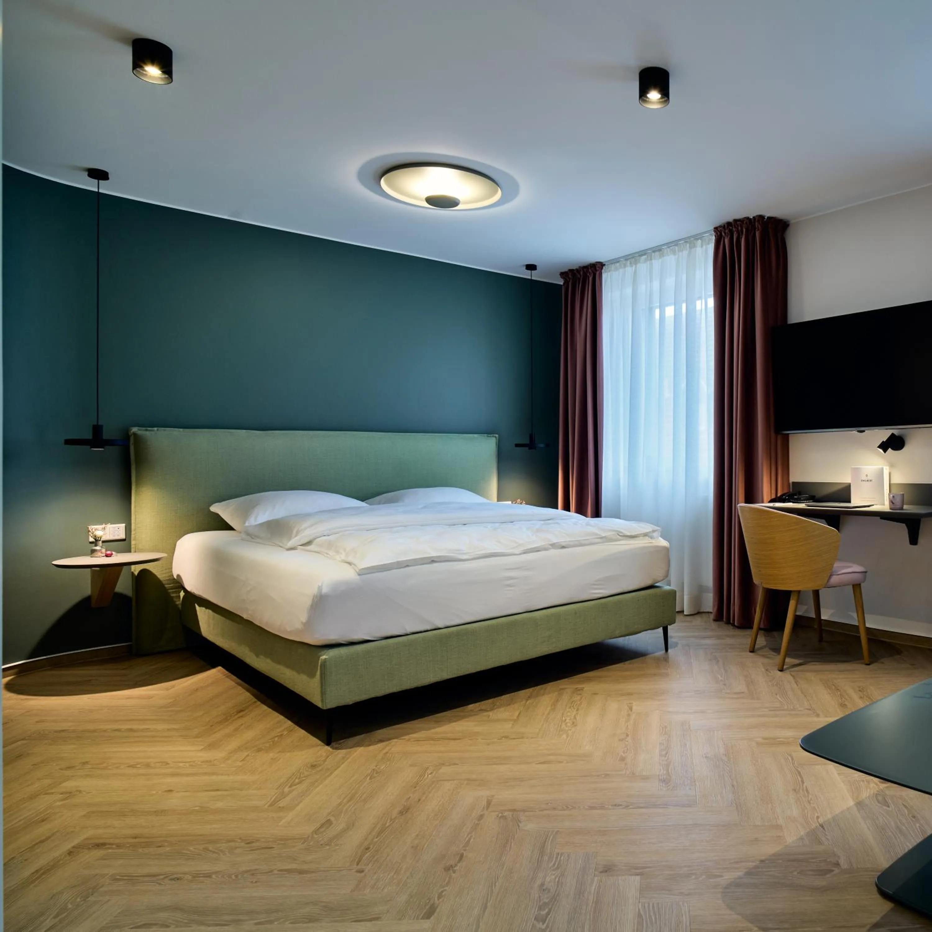 Bed in Hotel Engbert
