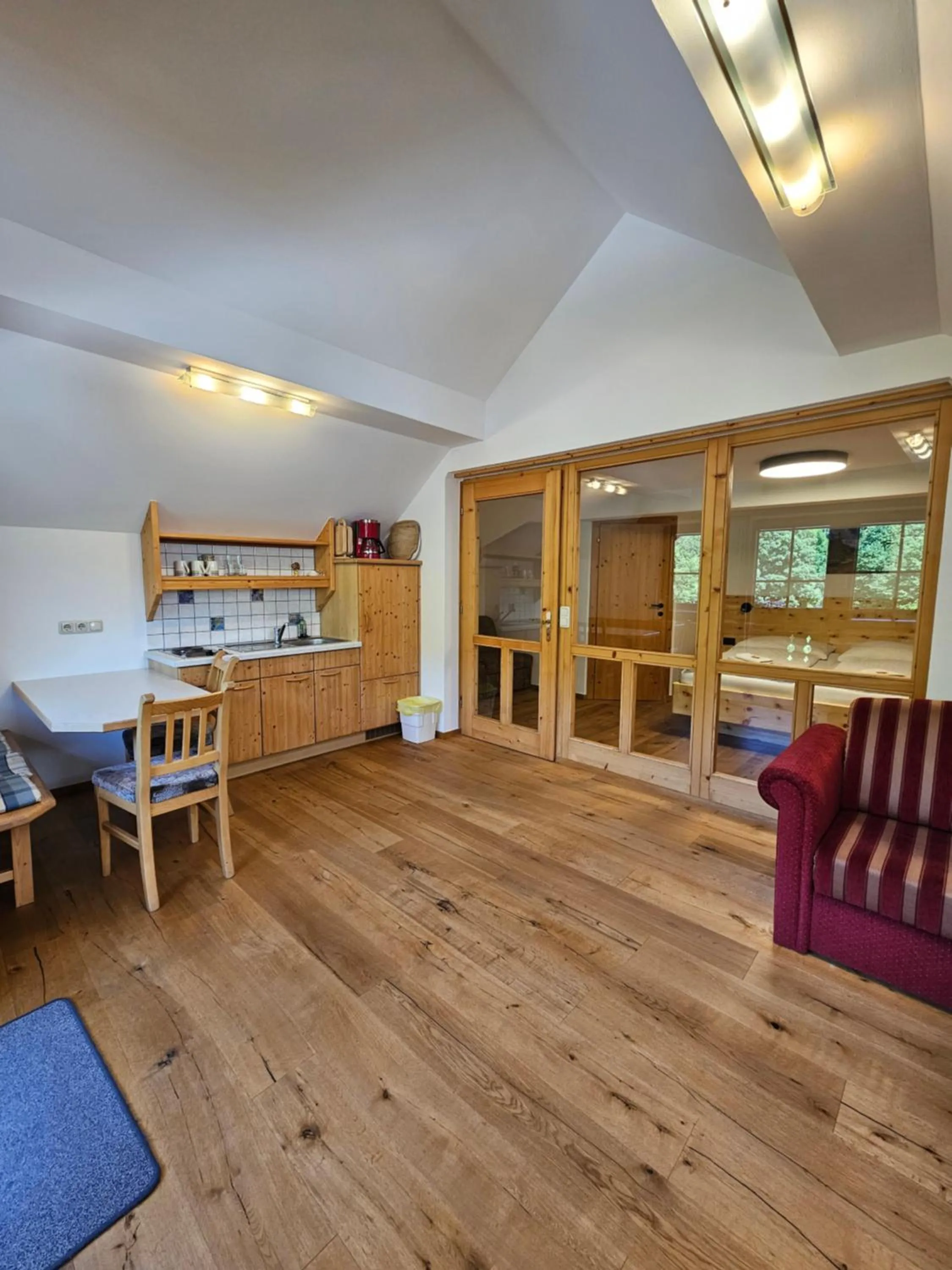 Kitchen or kitchenette in Landhotel Lacknerhof