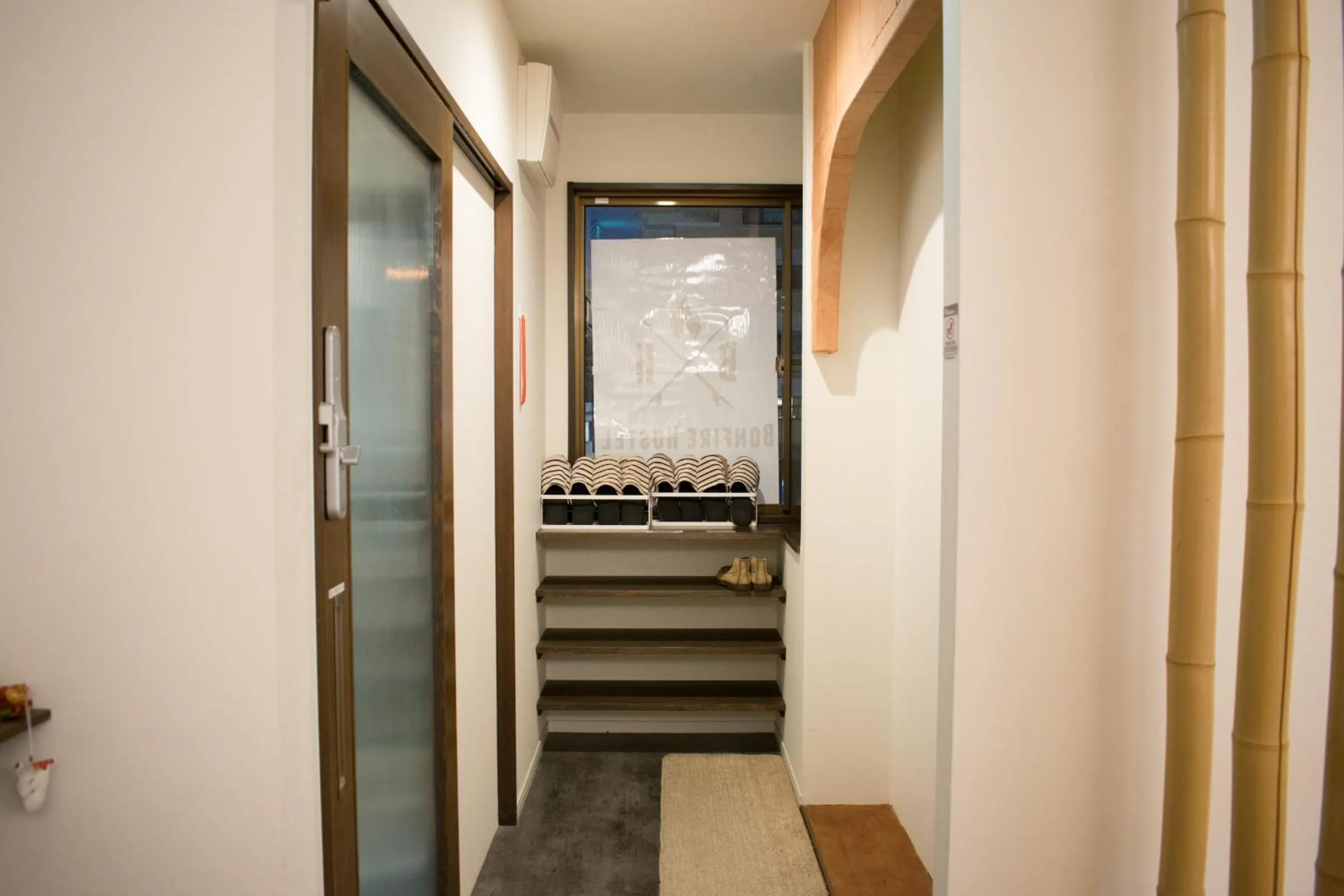 Lobby or reception in Bonfire Hostel Osaka