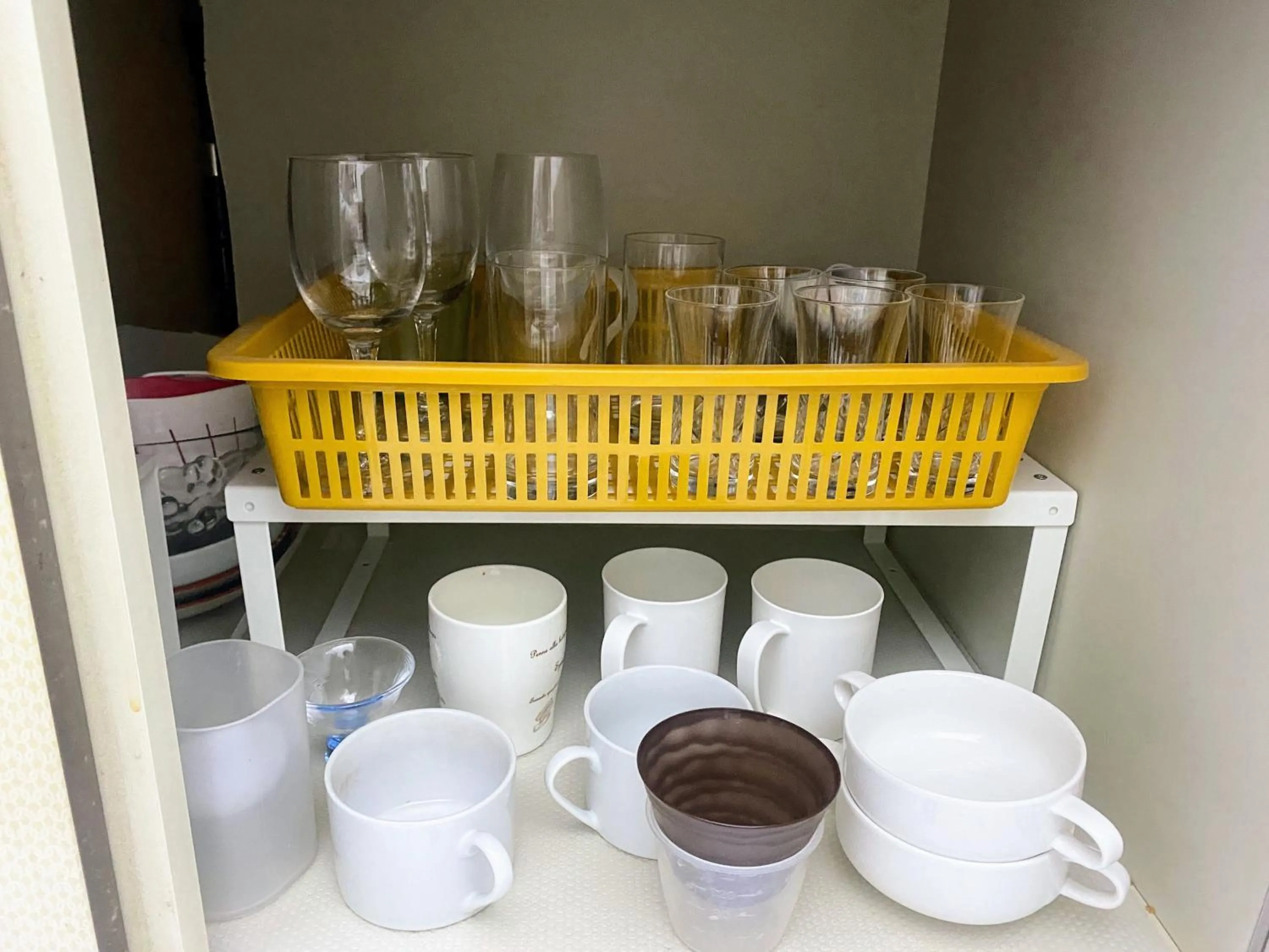 Communal kitchen in Bonfire Hostel Osaka