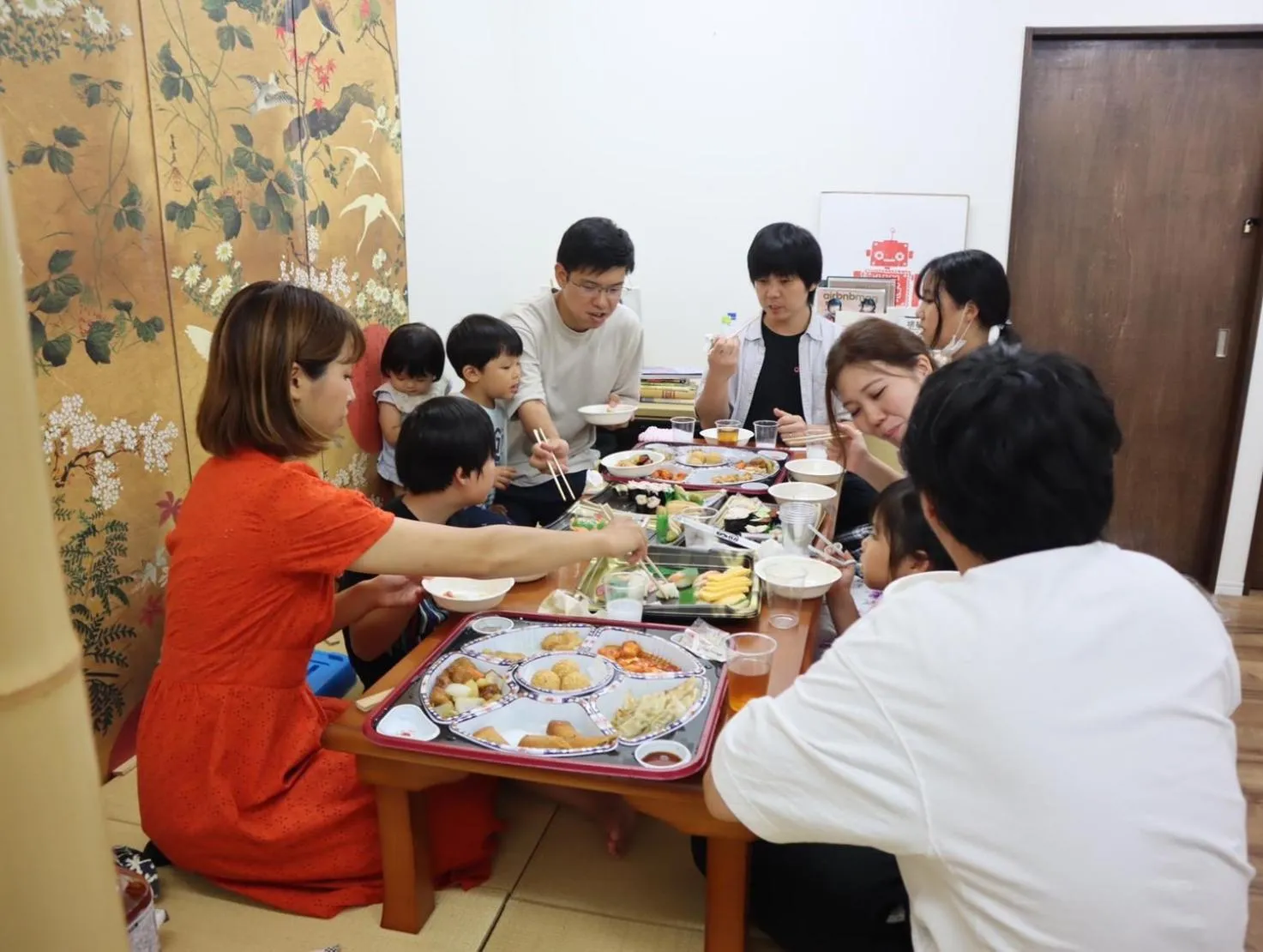 Food in Bonfire Hostel Osaka