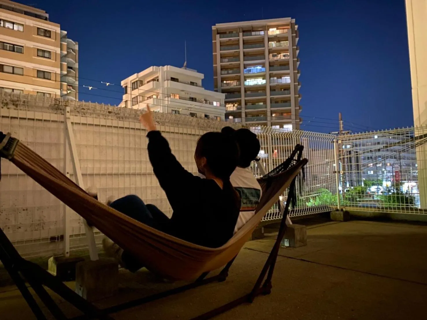 Night in Bonfire Hostel Osaka