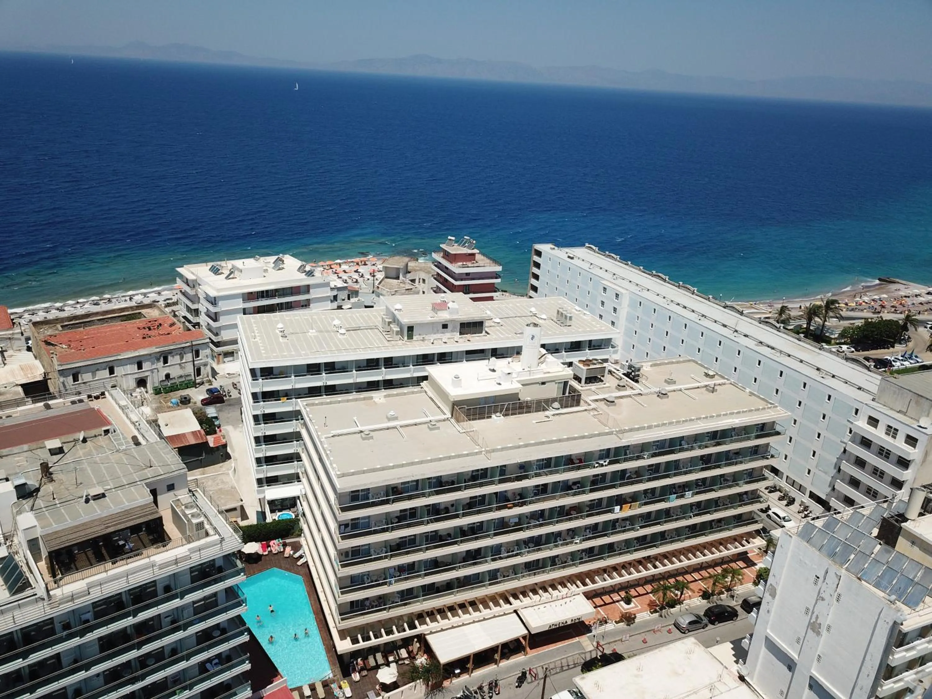 Bird's eye view in Athena Hotel