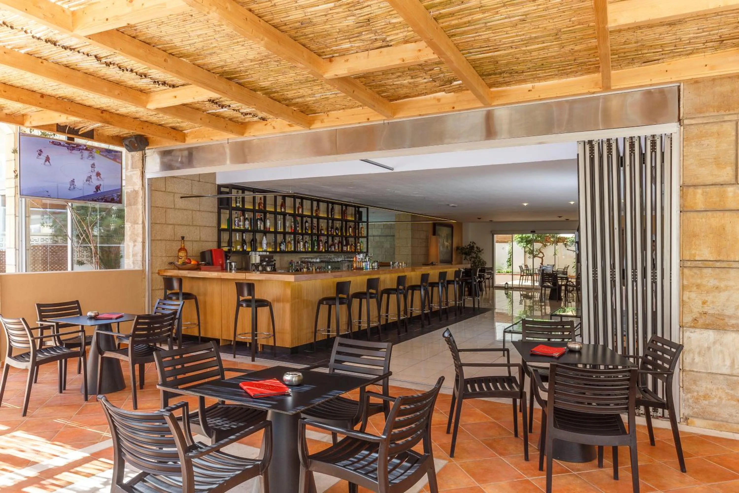 Patio in Athena Hotel