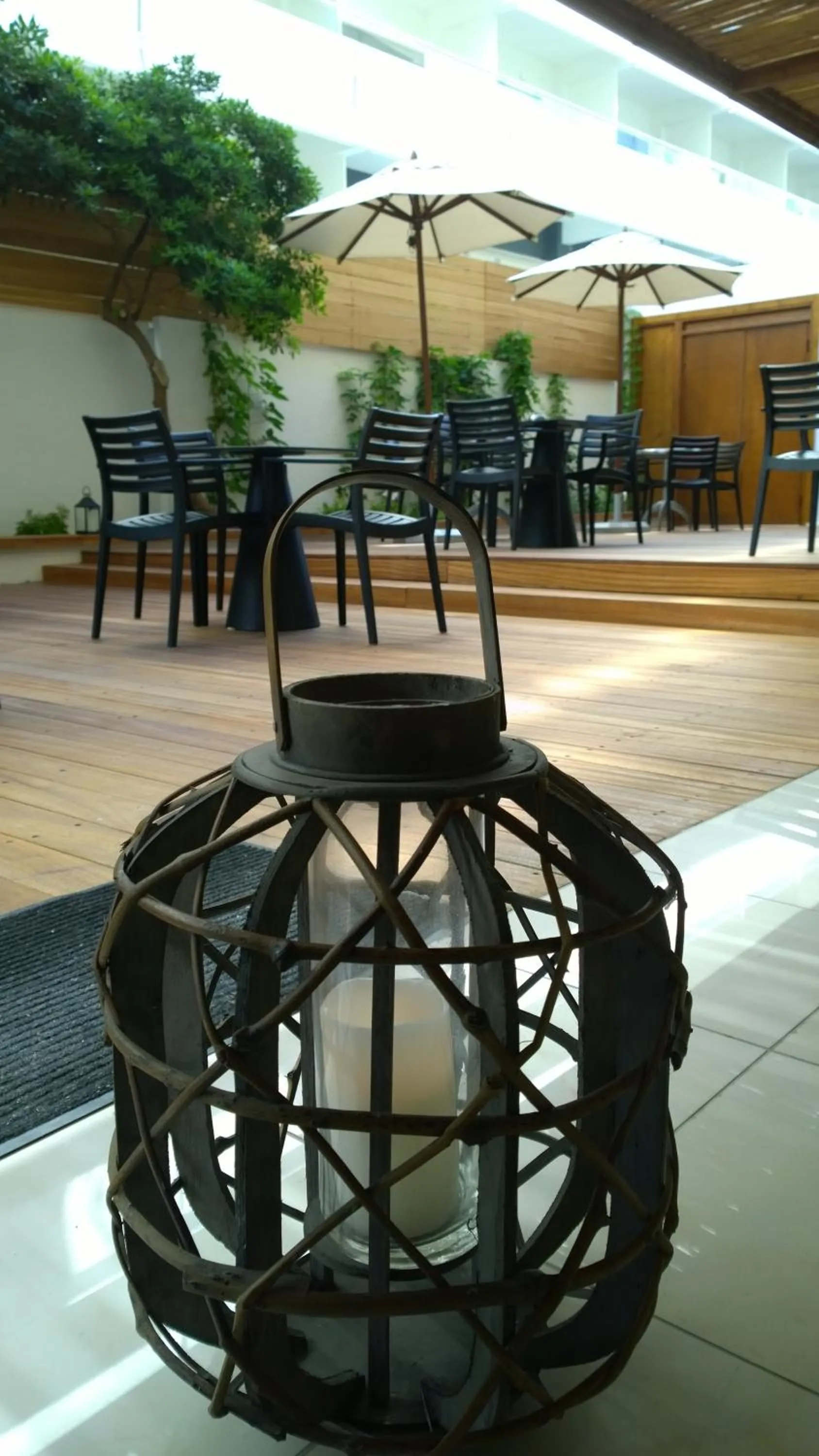 Patio in Athena Hotel