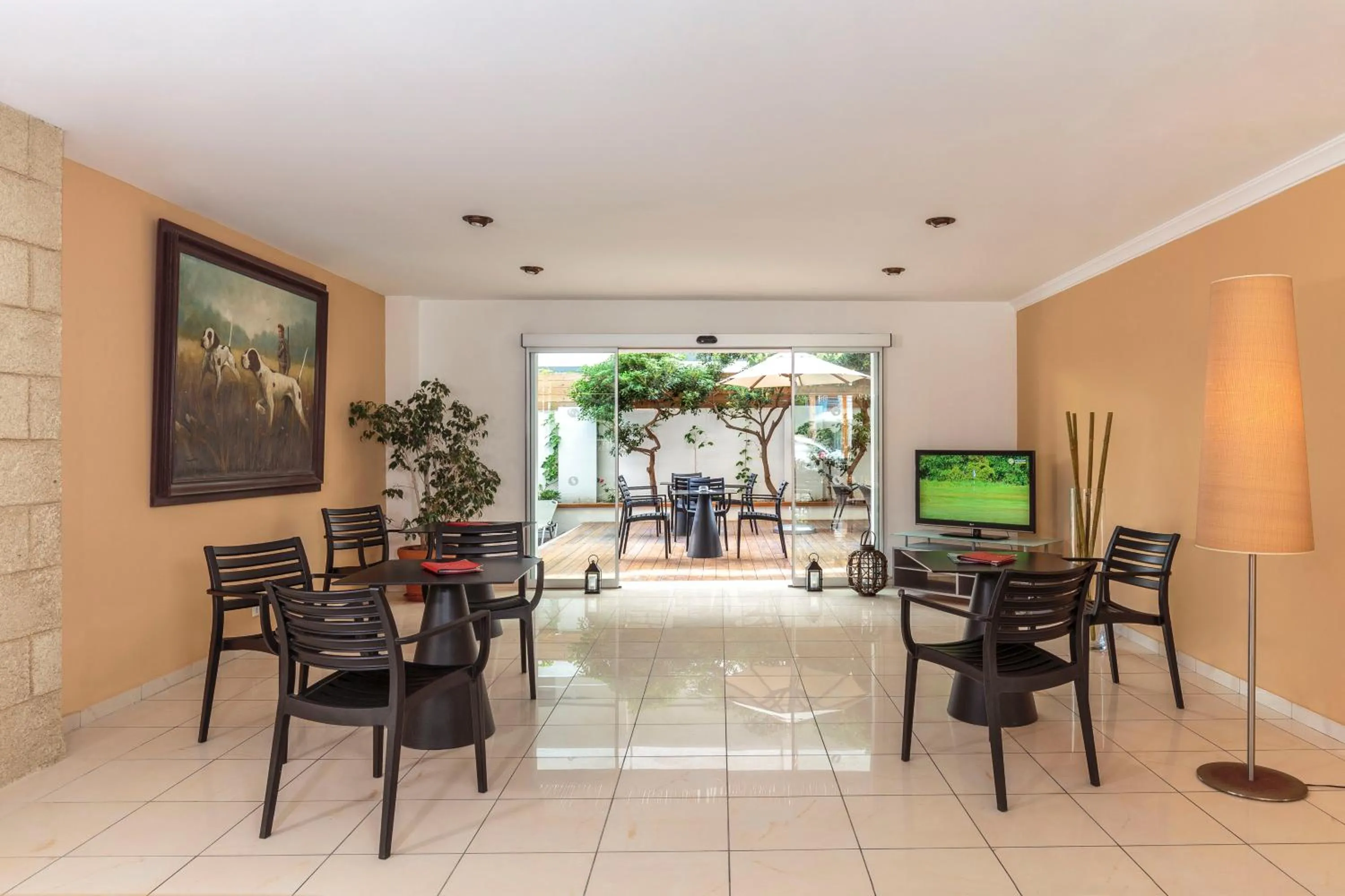 Patio in Athena Hotel