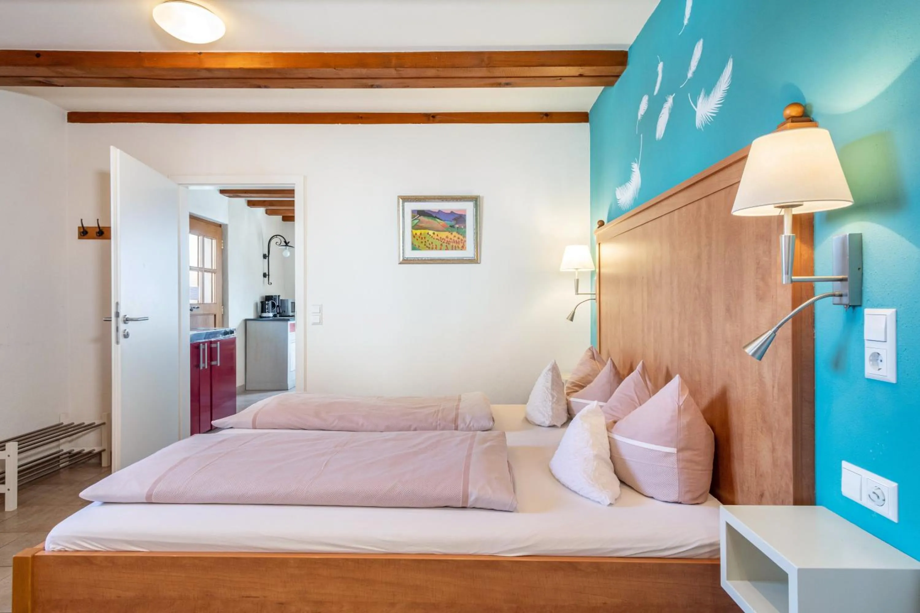 Living room, Bed in Obst- Ferienhof Ragg
