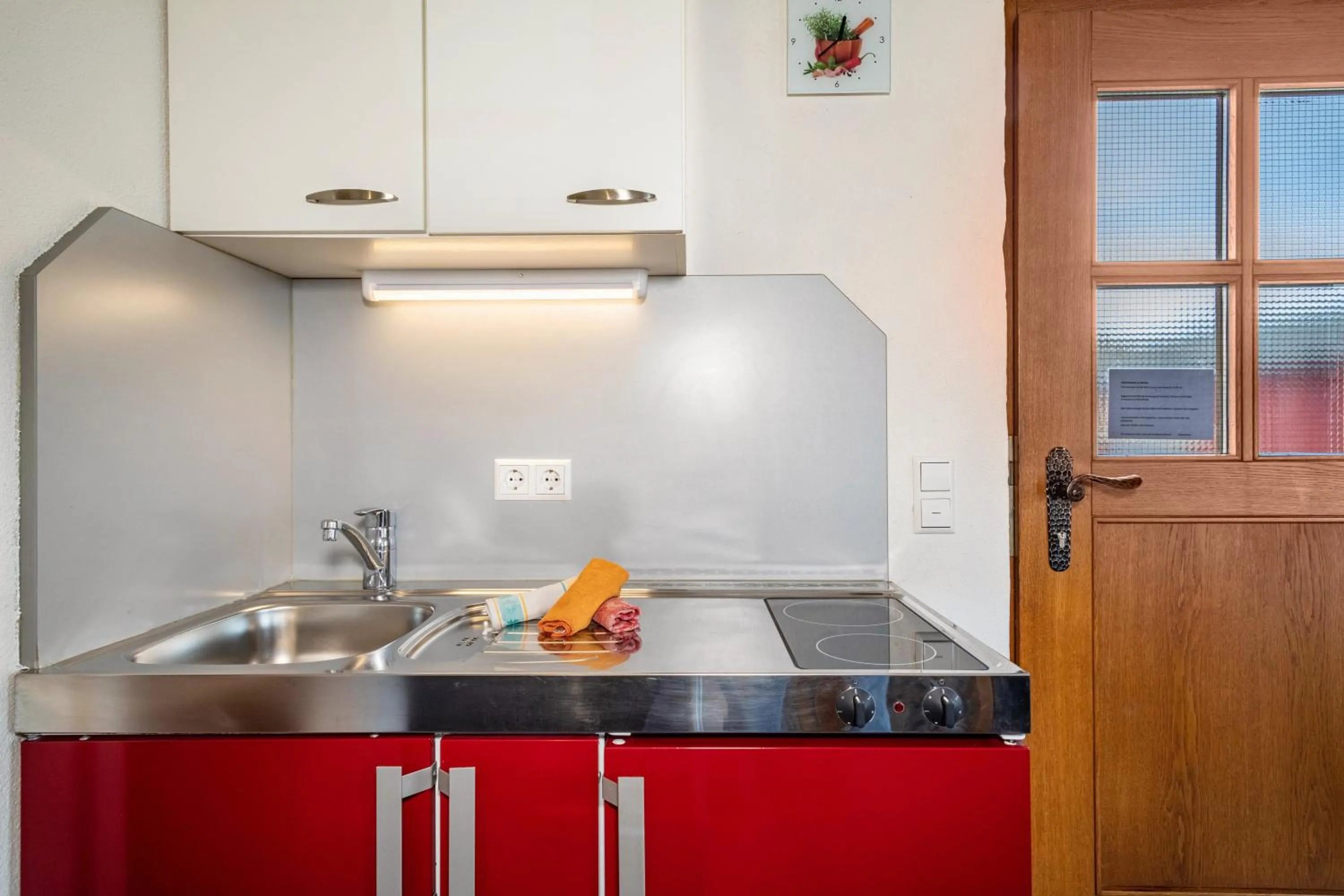 Kitchen or kitchenette in Obst- Ferienhof Ragg