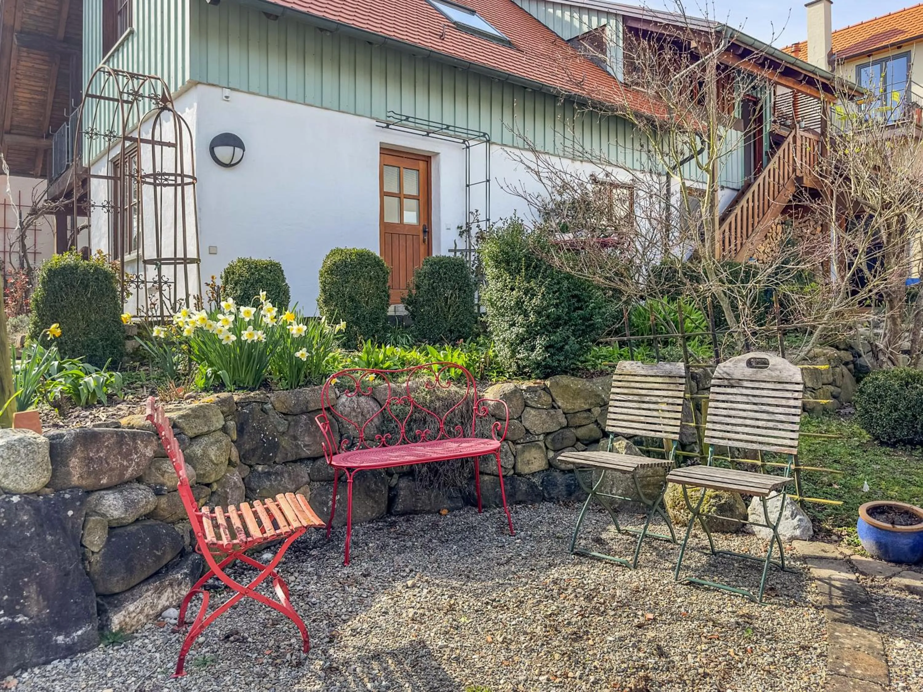 Property building in Obst- Ferienhof Ragg
