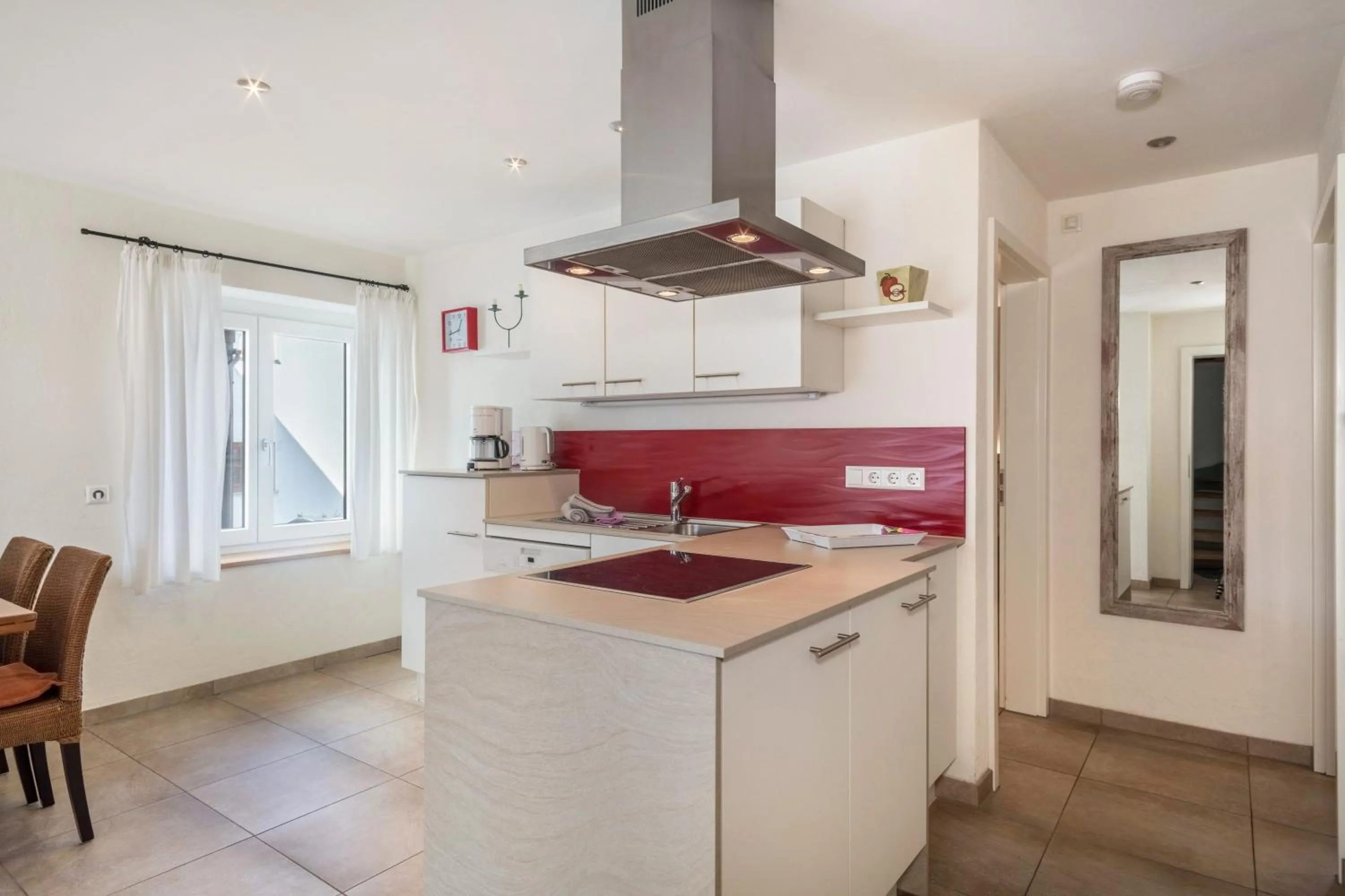 Kitchen or kitchenette in Obst- Ferienhof Ragg