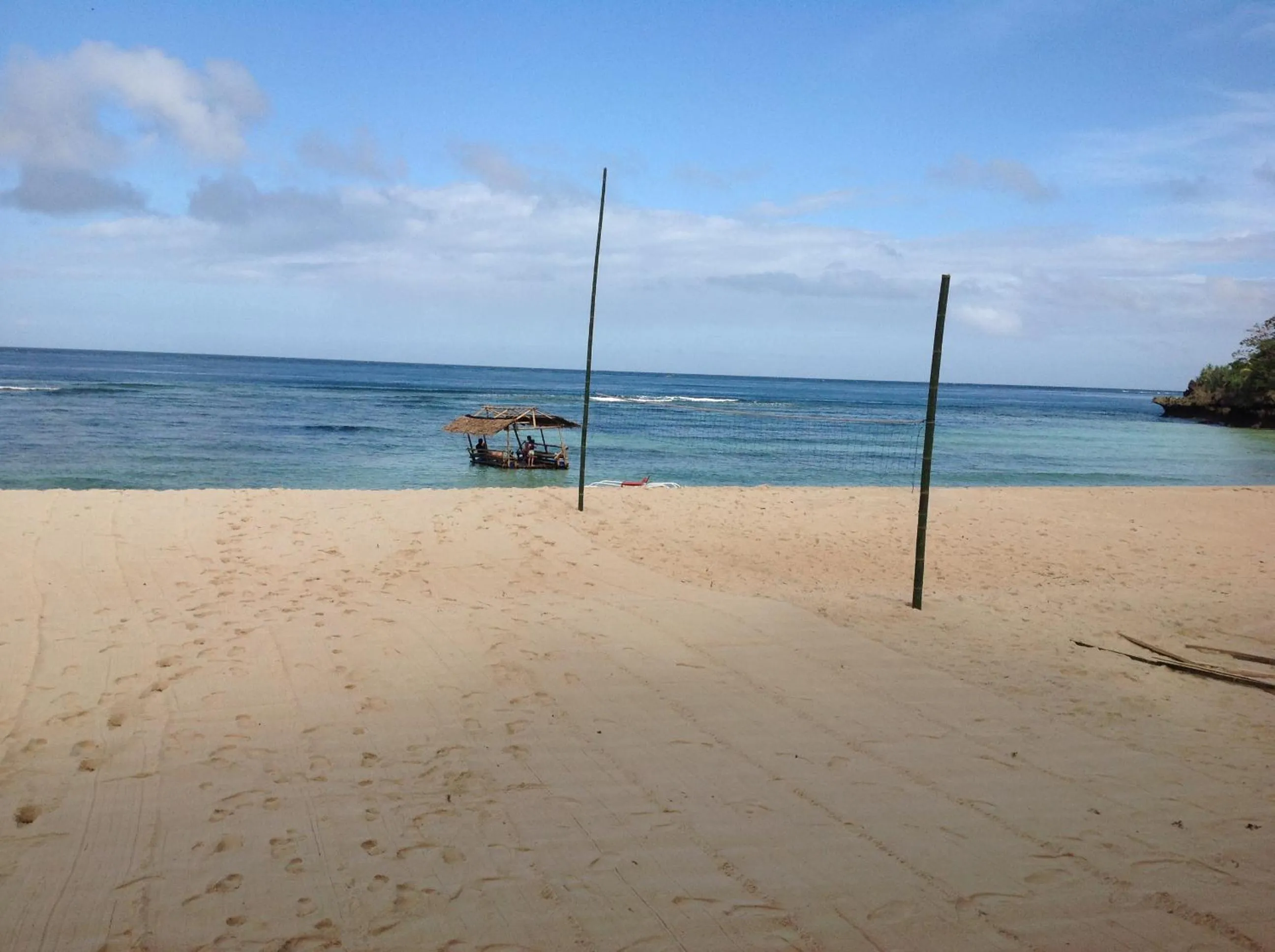 Sea view in White Beach Front and Cottages