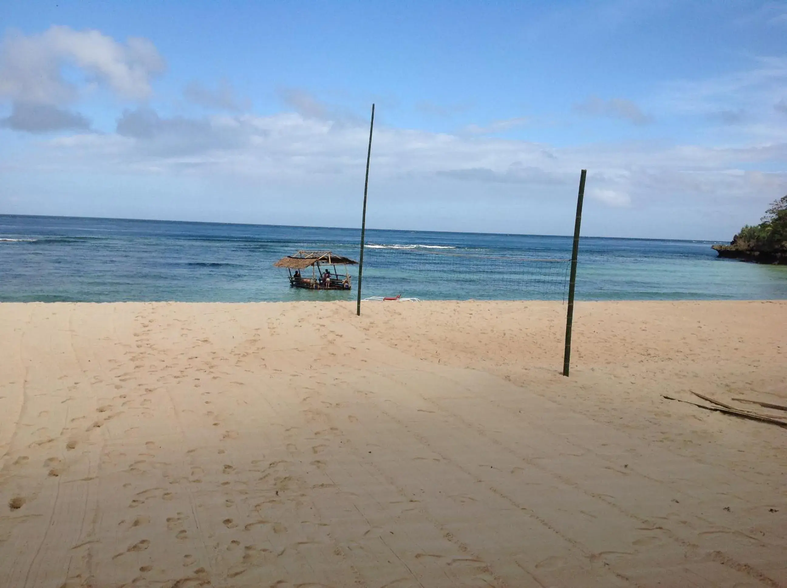 Sea view in White Beach Front and Cottages Sea view in White Beach Front and Cottages