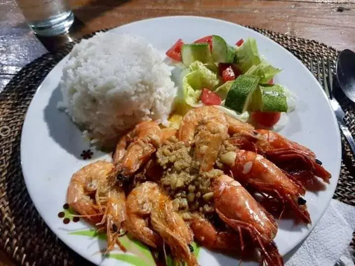 Food in White Beach Front and Cottages Food in White Beach Front and Cottages