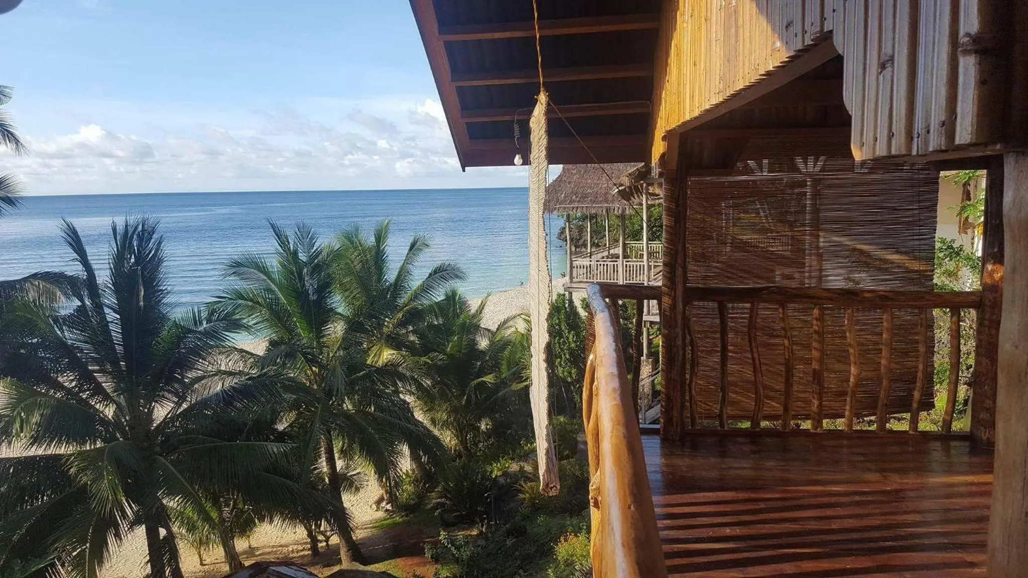Balcony/Terrace in White Beach Front and Cottages