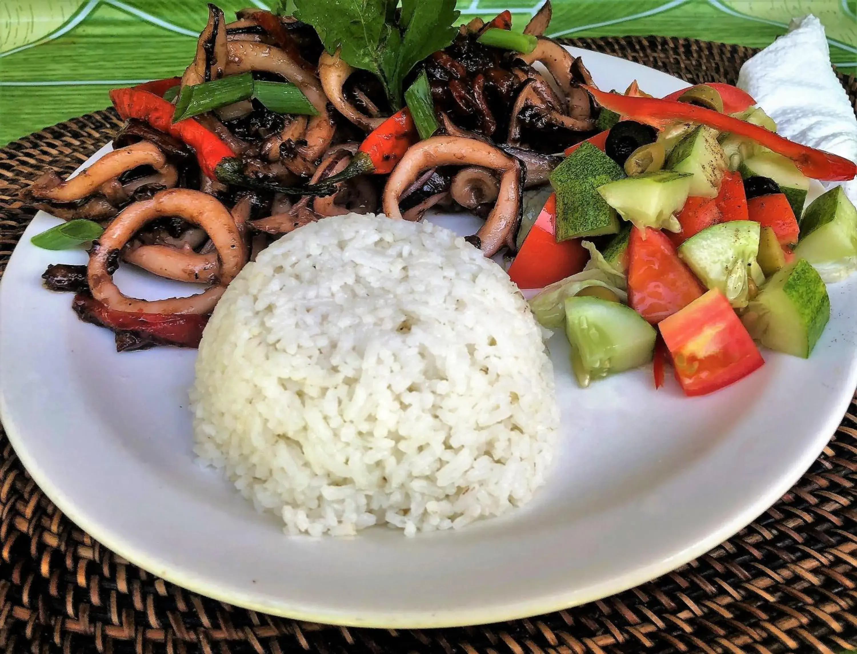 Food in White Beach Front and Cottages Food in White Beach Front and Cottages