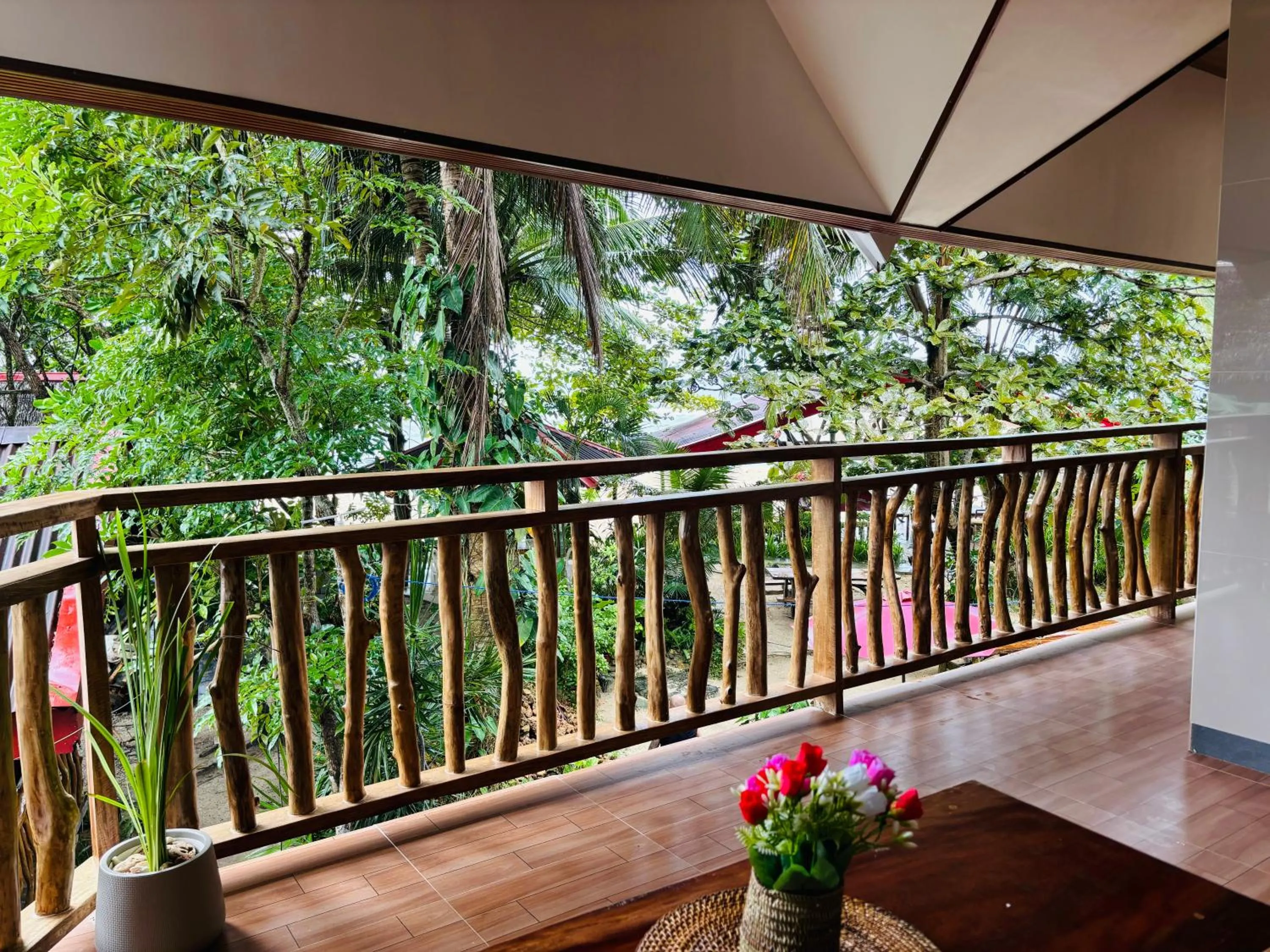 View (from property/room) in White Beach Front and Cottages