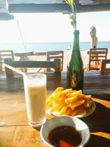 Food close-up in White Beach Front and Cottages
