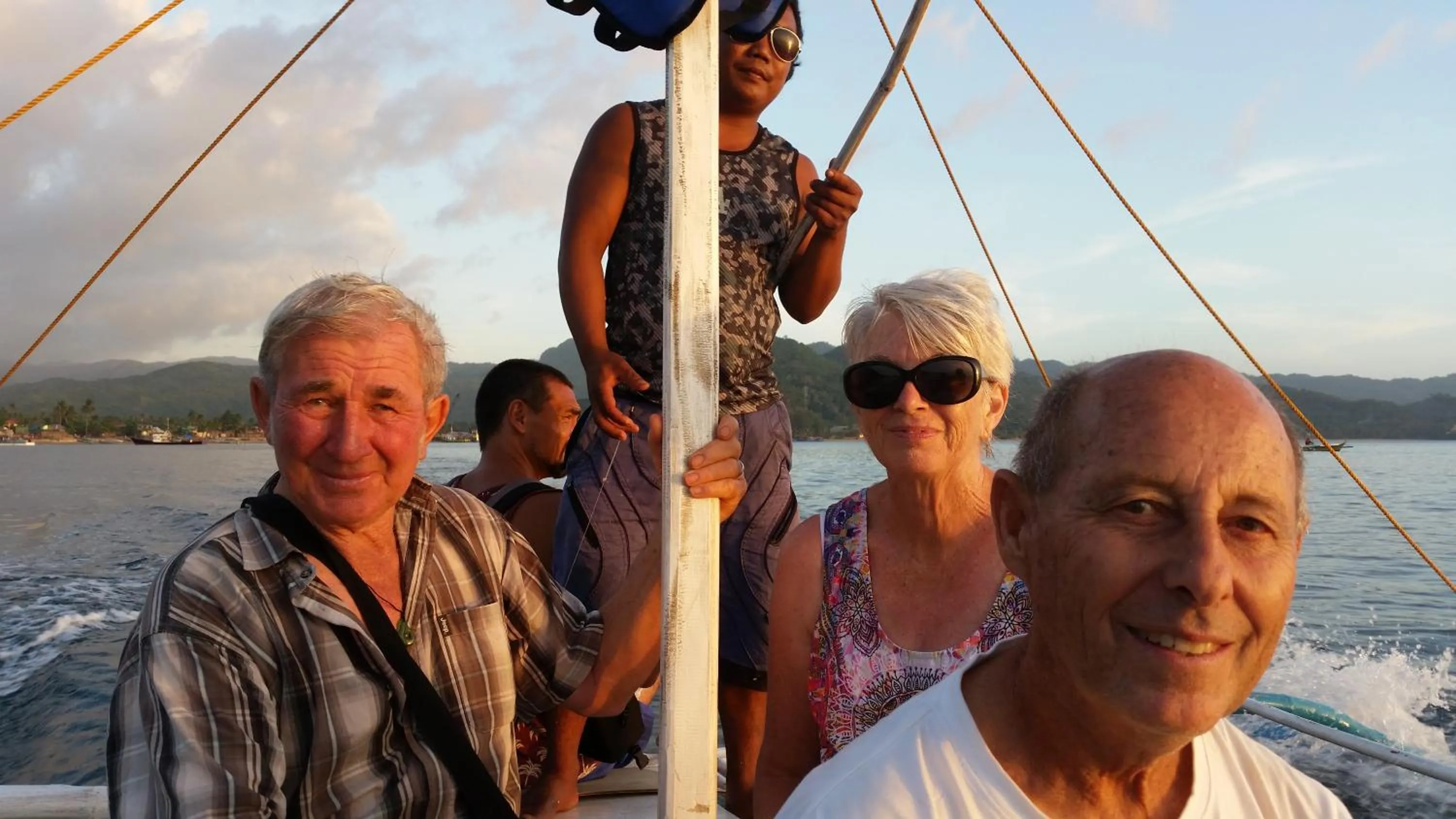 Beach in White Beach Front and Cottages
