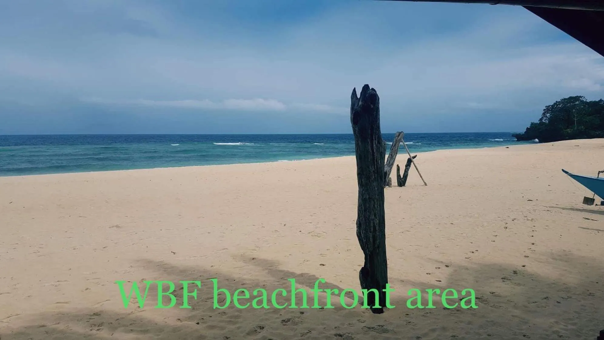 Beach in White Beach Front and Cottages