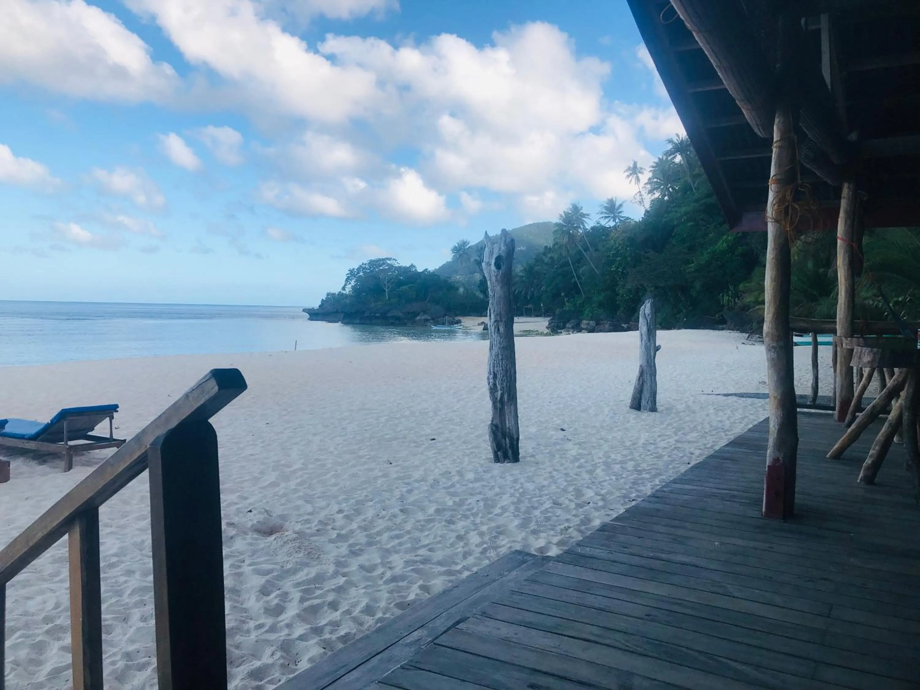 Beach in White Beach Front and Cottages