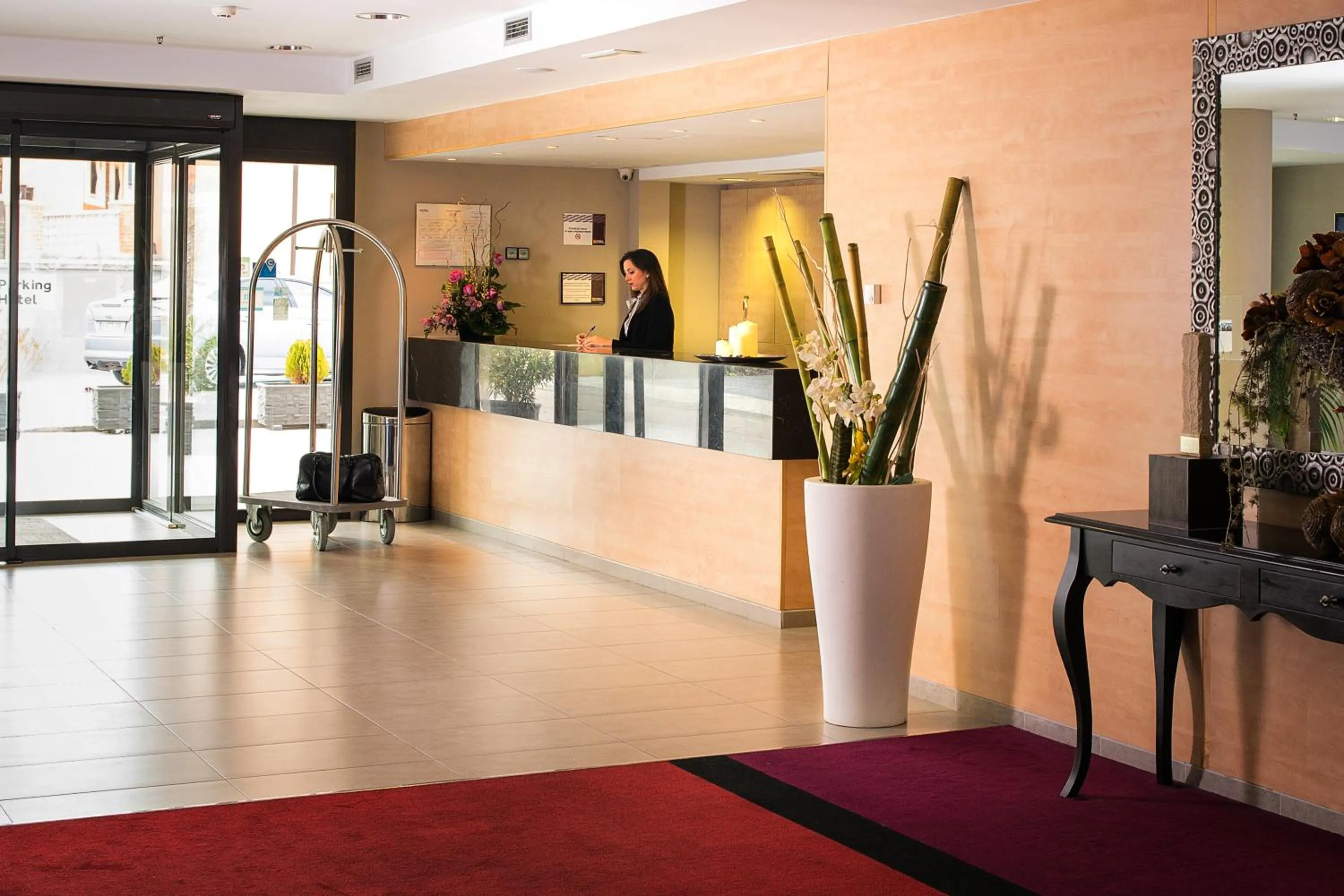 Lobby or reception in Hotel Balneario Alhama de Aragón