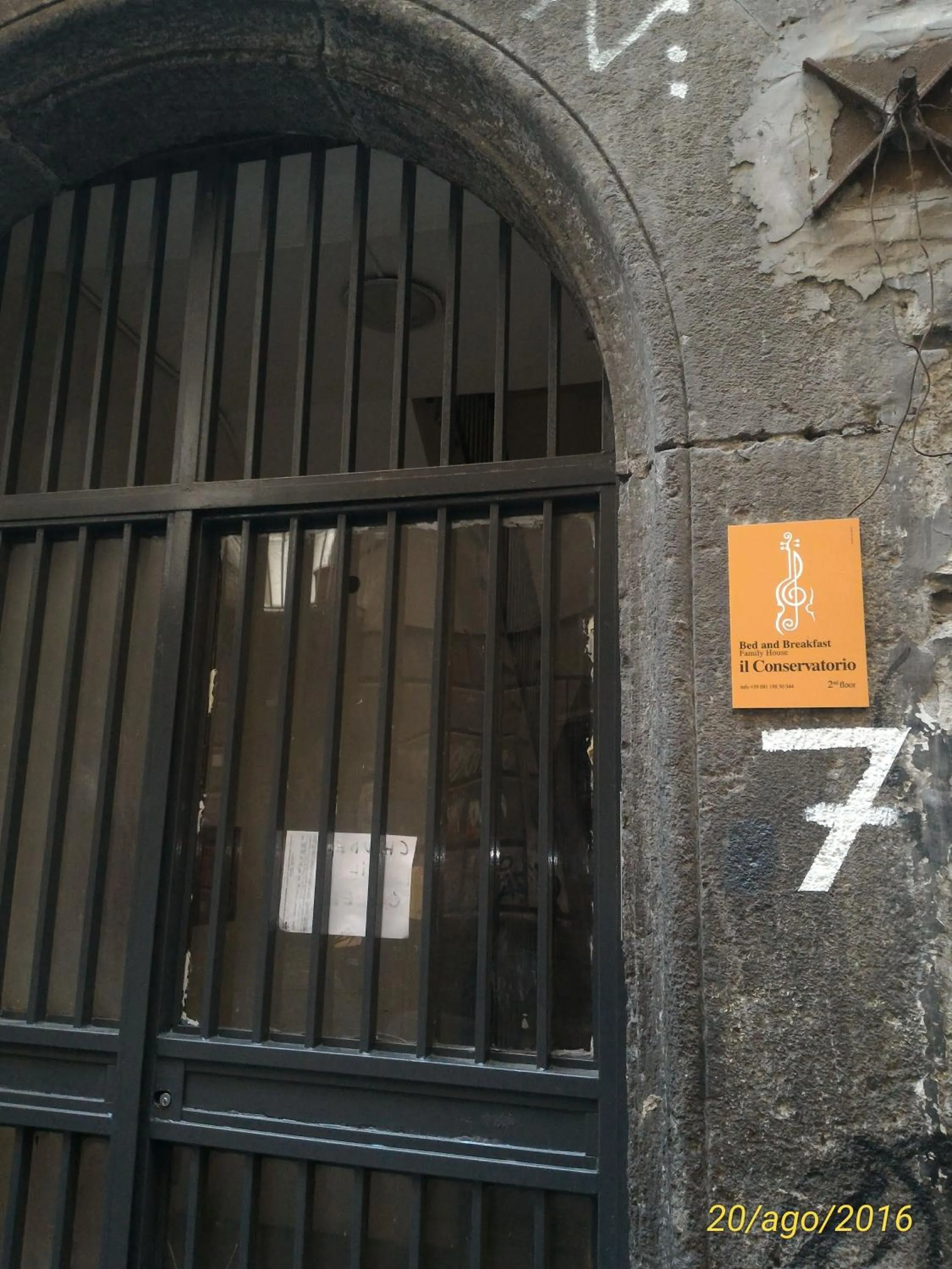 Property building in B&B Il Conservatorio