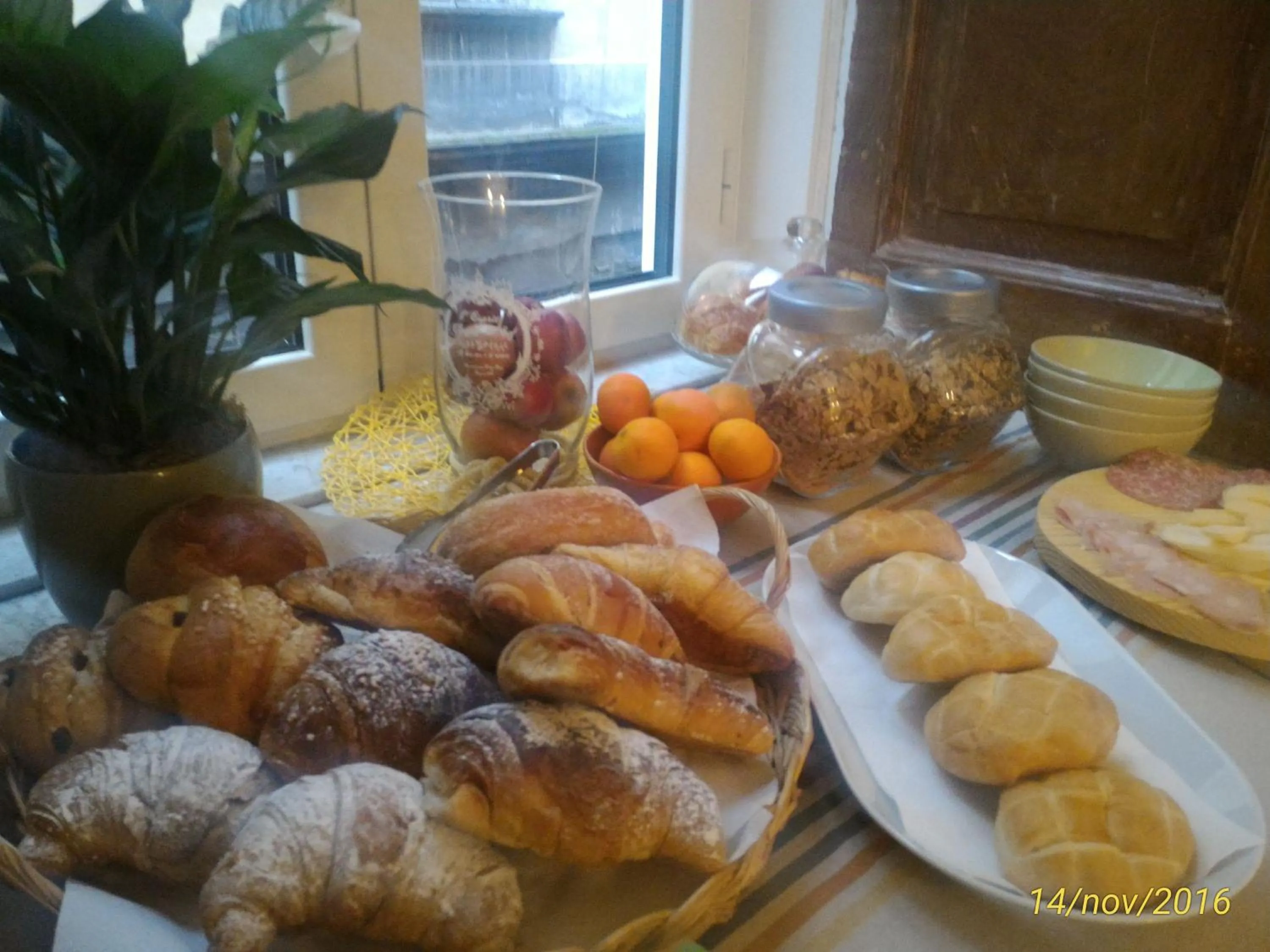 Food and drinks in B&B Il Conservatorio