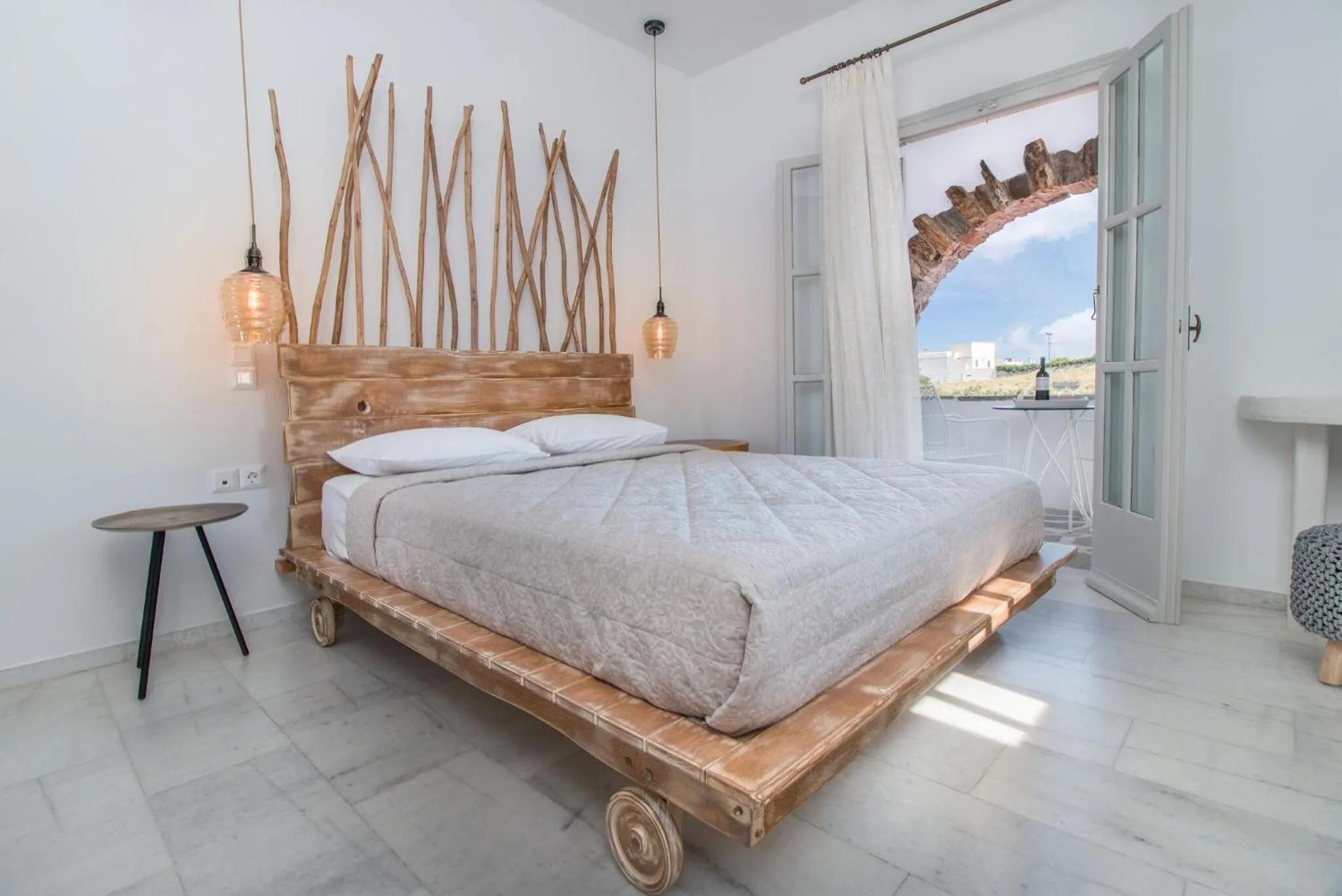 Bedroom, Bed in Ostria Inn