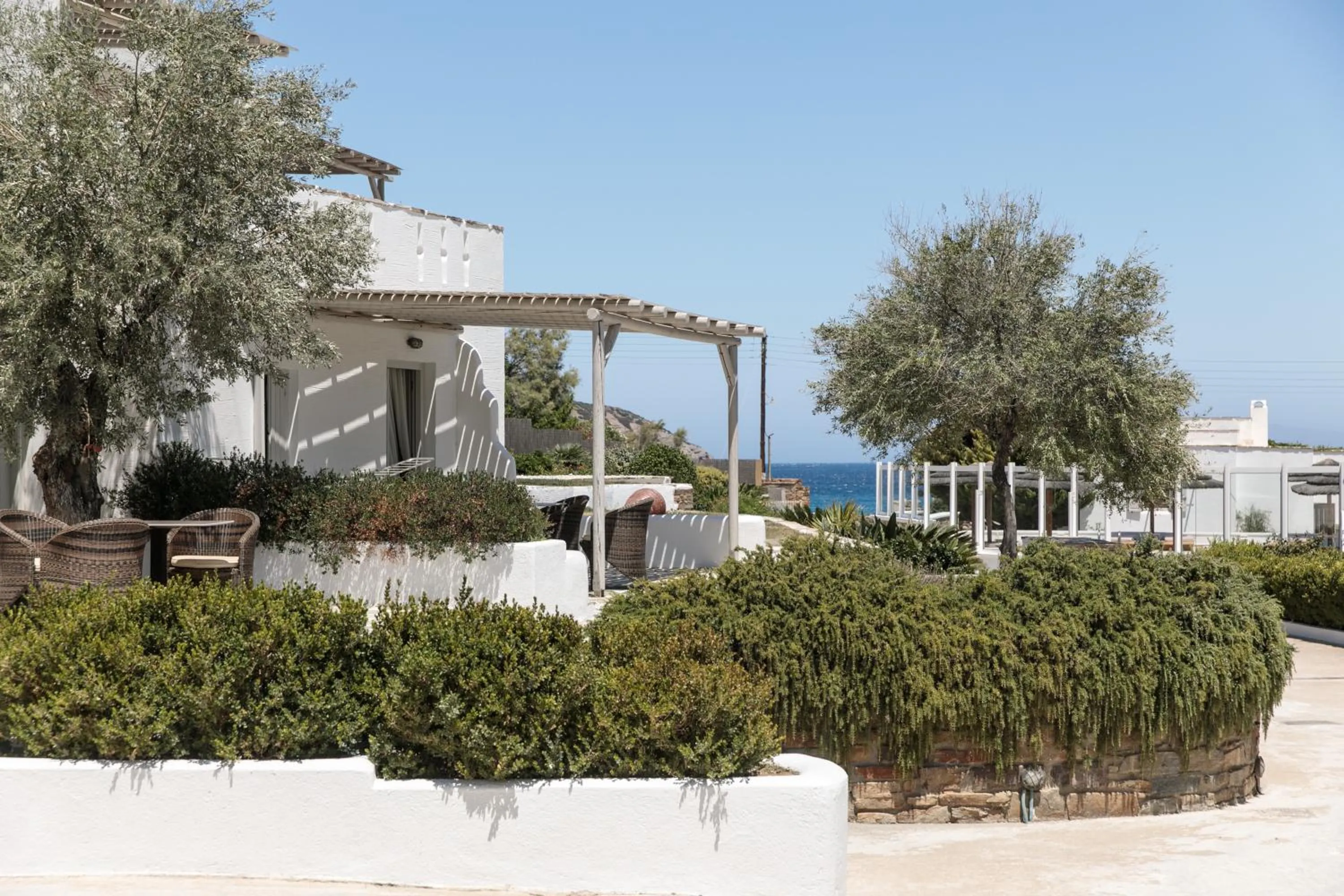 Balcony/Terrace in Ostria Inn