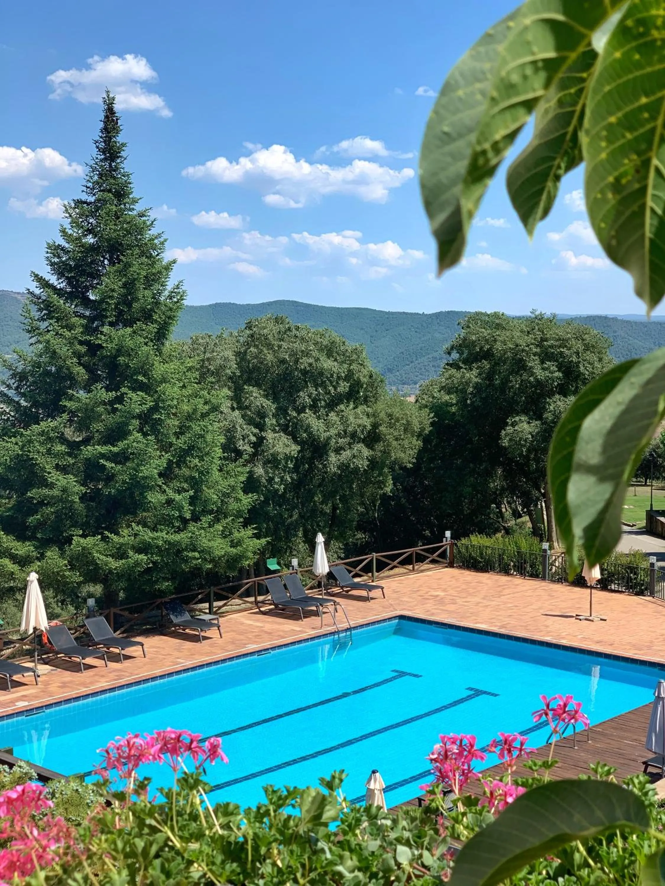 Swimming pool in Hotel Can Boix de Peramola