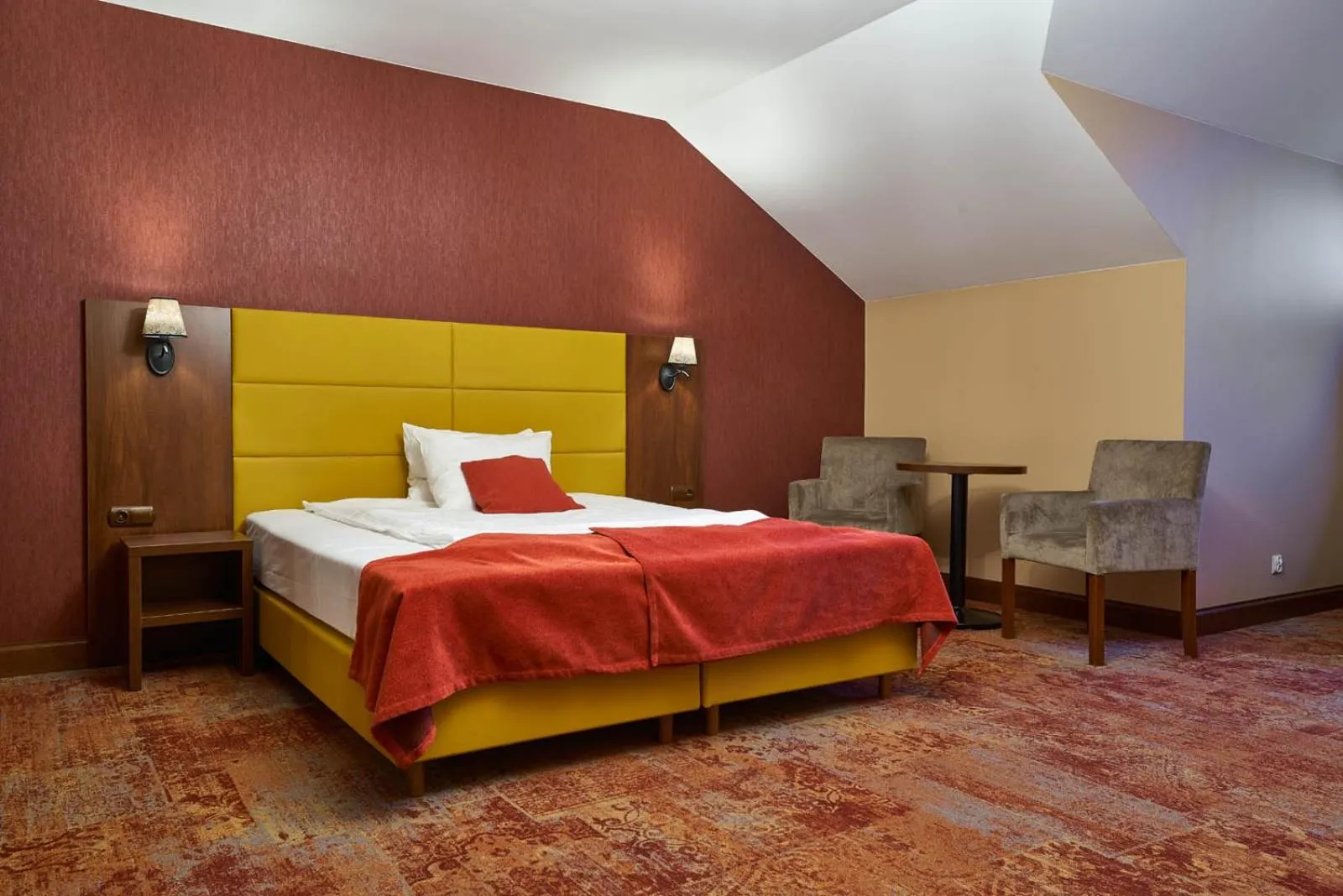 Bed in Hotel Dwór Galicja