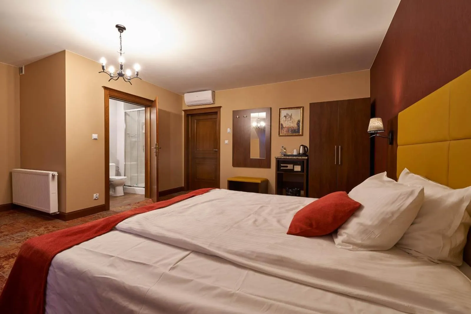 Bed in Hotel Dwór Galicja