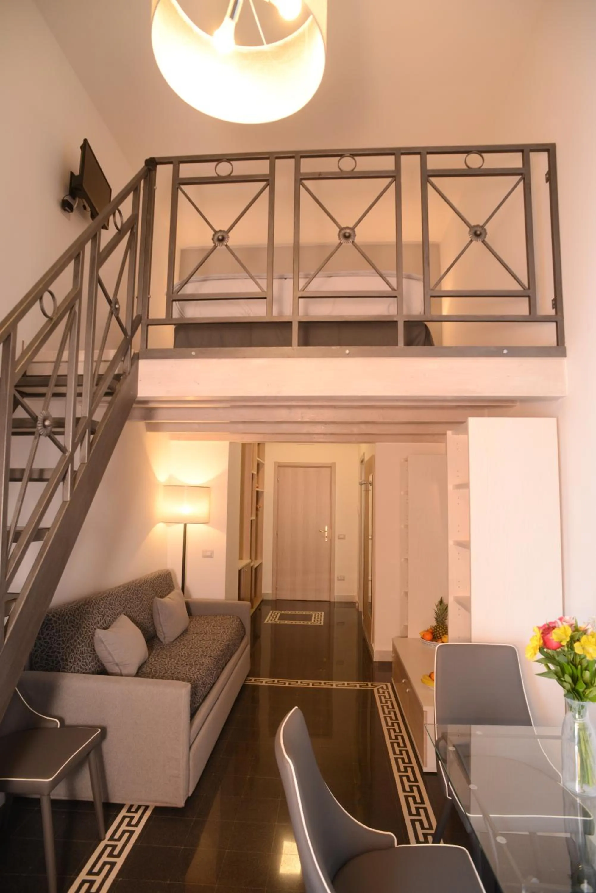 Seating area in B&B Napolimilionaria Foria 242