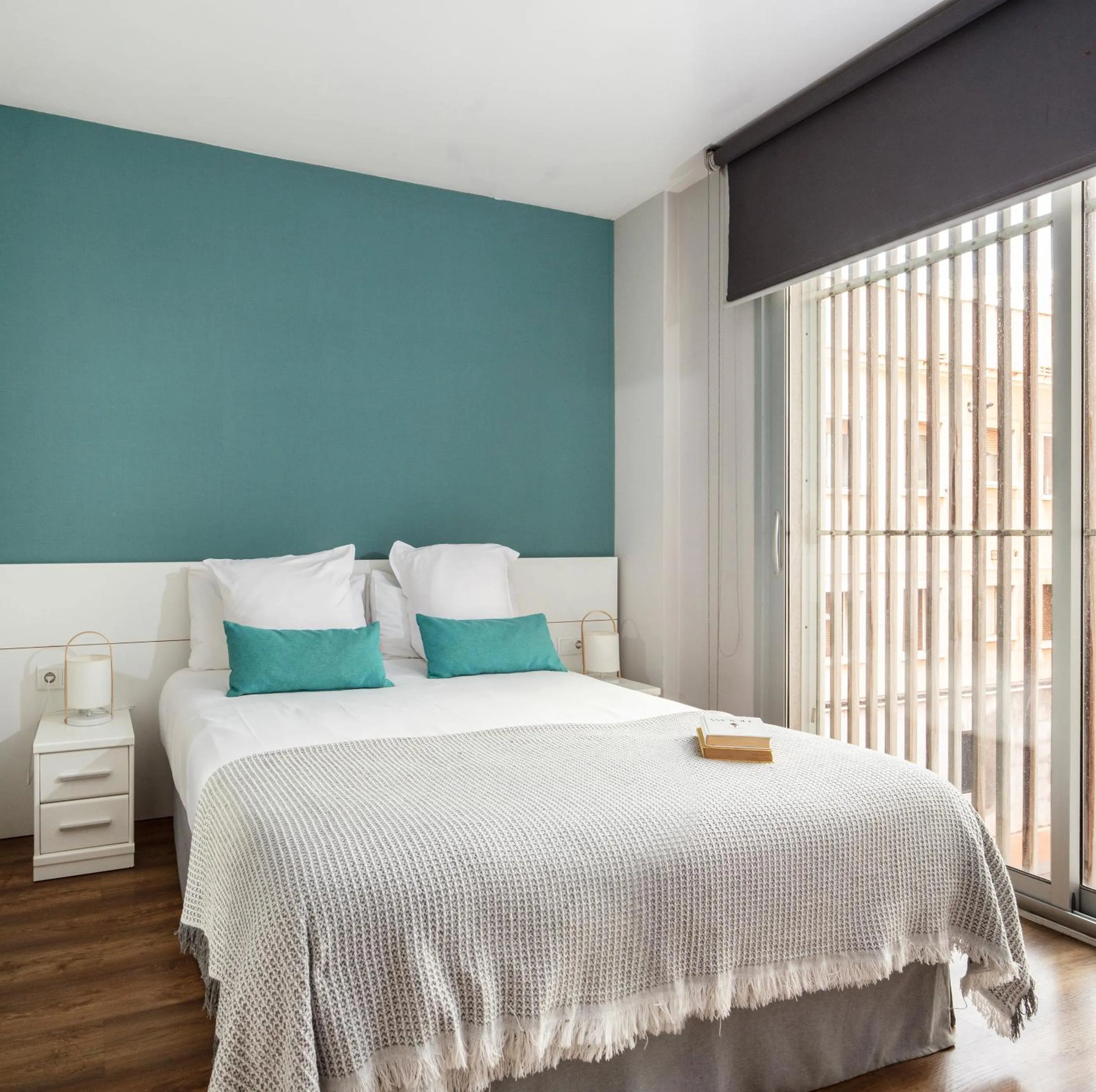 Bed in Feelathome Poblenou Beach Apartments