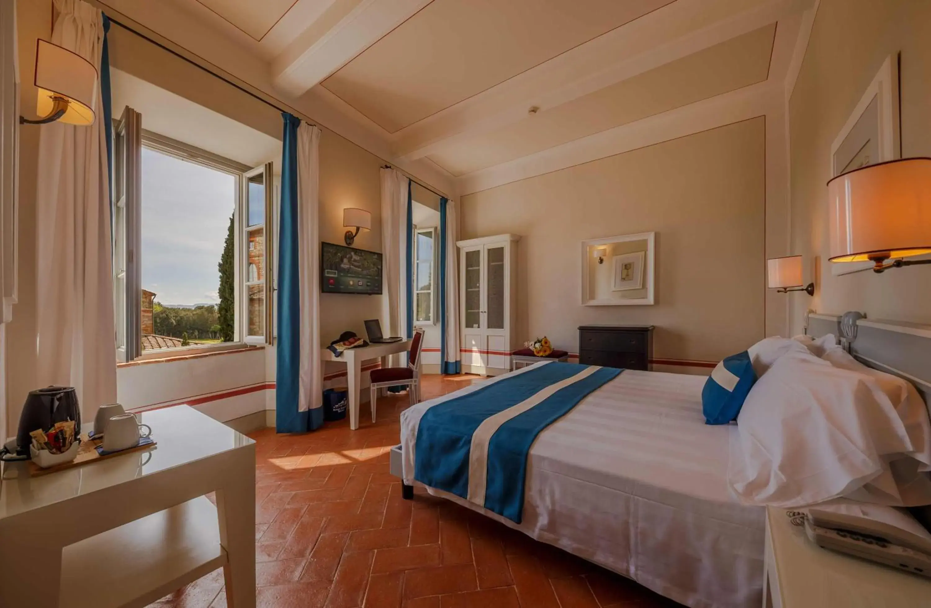 Photo of the whole room, Bed in Borgo Scopeto Wine & Country Relais Photo of the whole room, Bed in Borgo Scopeto Wine & Country Relais