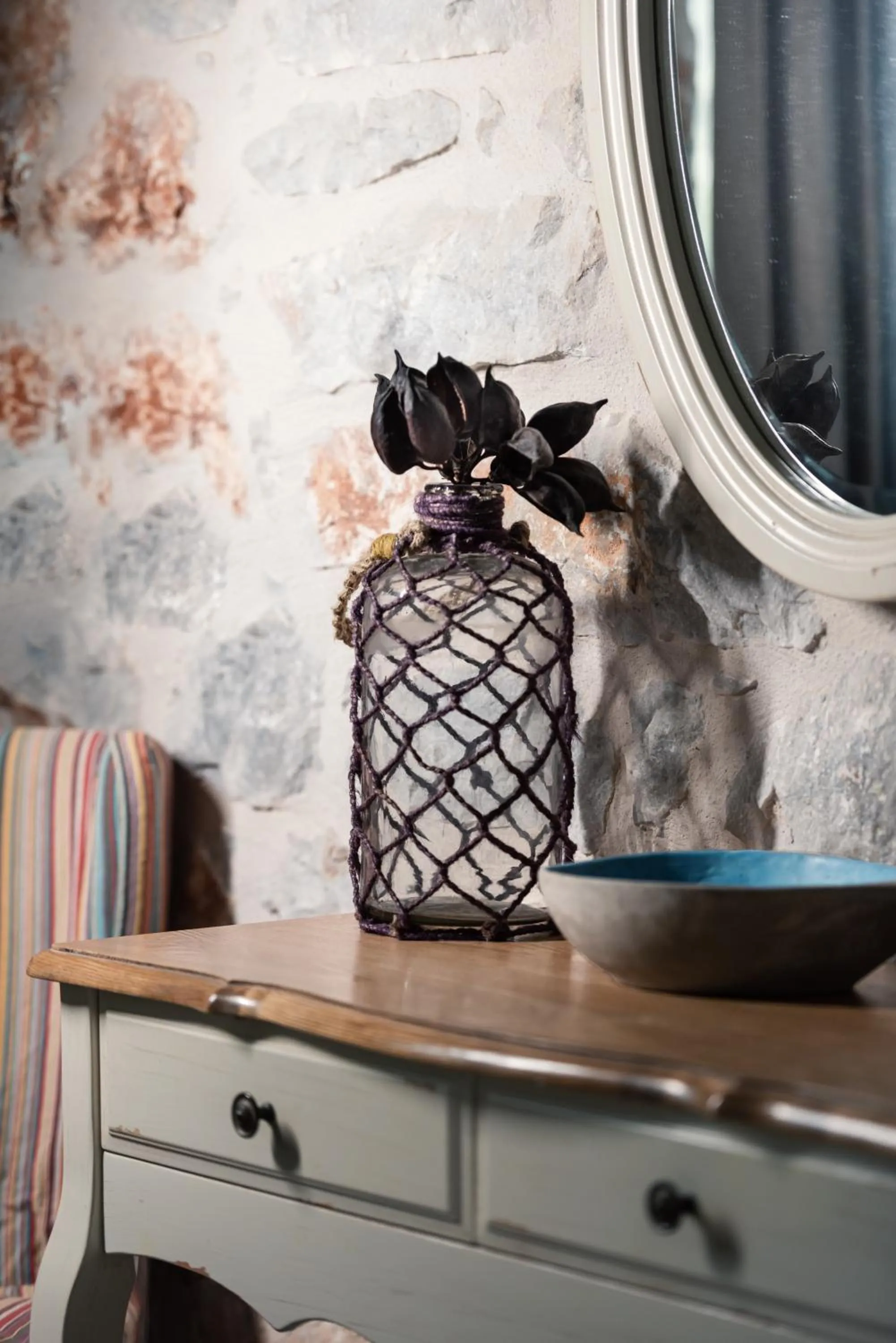 Decorative detail in The Olive Yard