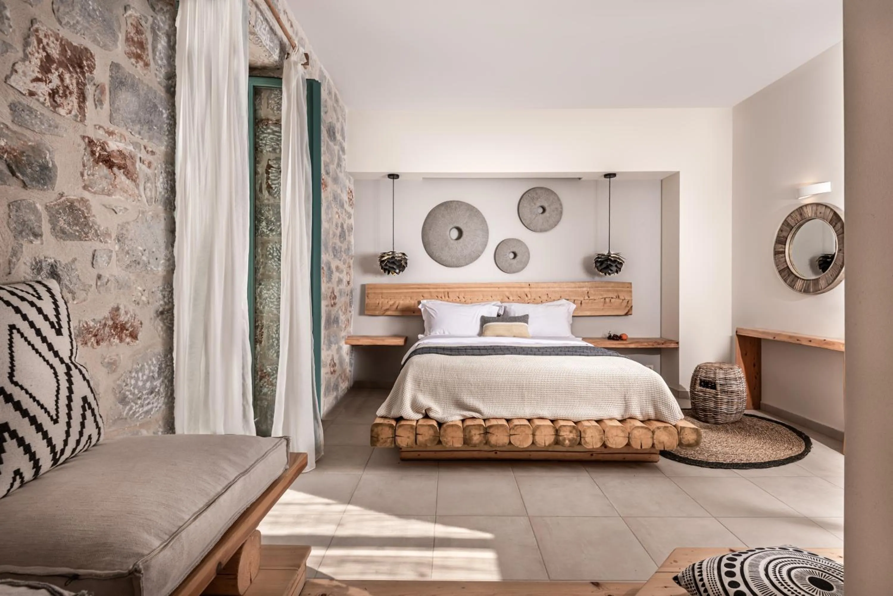 Photo of the whole room, Bed in The Olive Yard