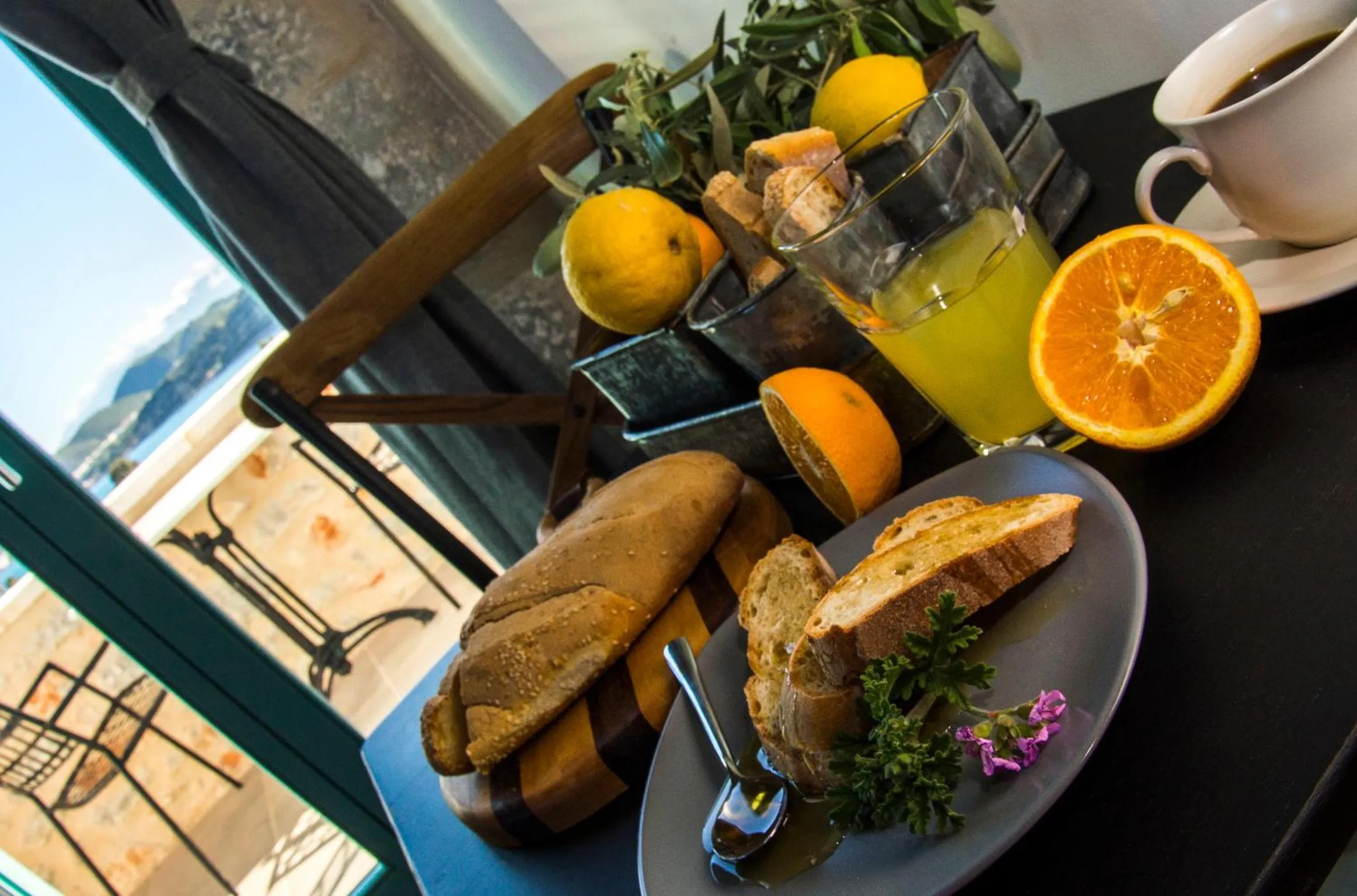 Breakfast in The Olive Yard