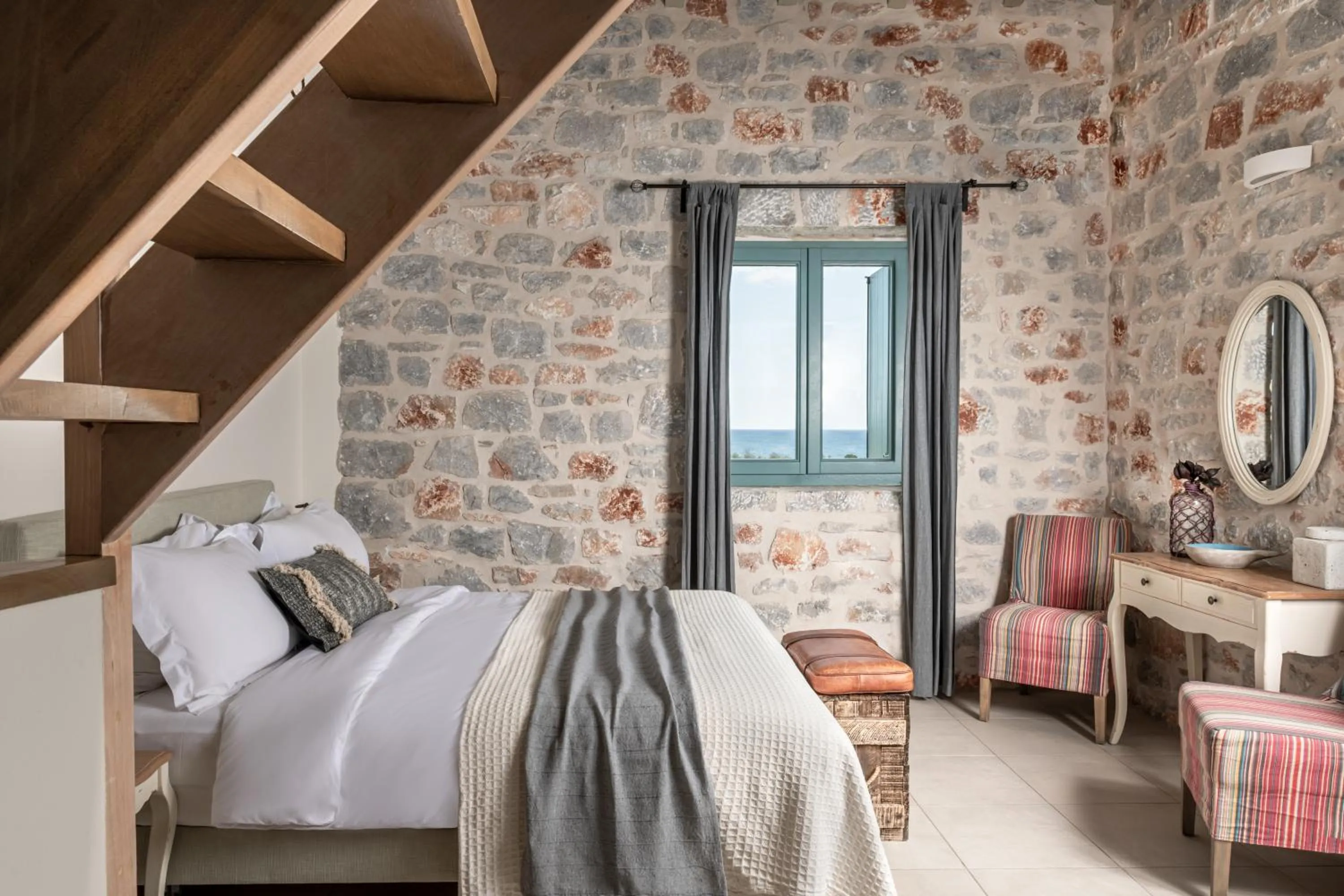 Photo of the whole room, Bed in The Olive Yard