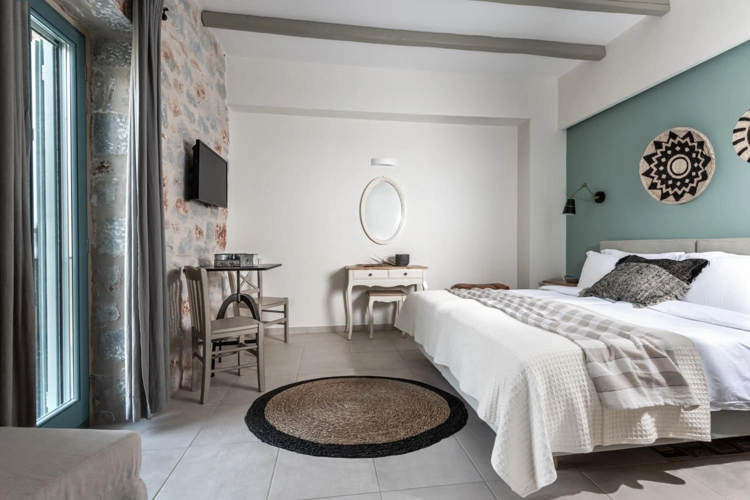 Photo of the whole room, Bed in The Olive Yard